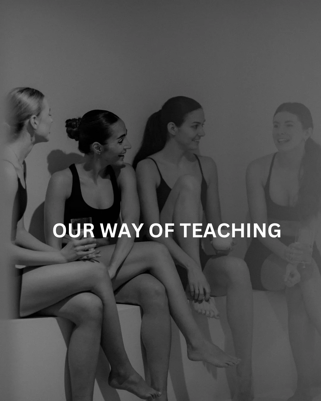 How we teach at Oveė

1. We are hands-on
We use gentle, respectful touch to guide your body into better alignment and help you feel what the movement is asking for. It brings clarity, safety, and a deeper connection, so you&rsquo;re not just followin