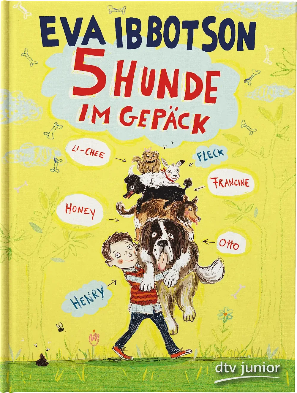 Buchcover: 5 Hunde im Gepäck von Eva Ibbotson