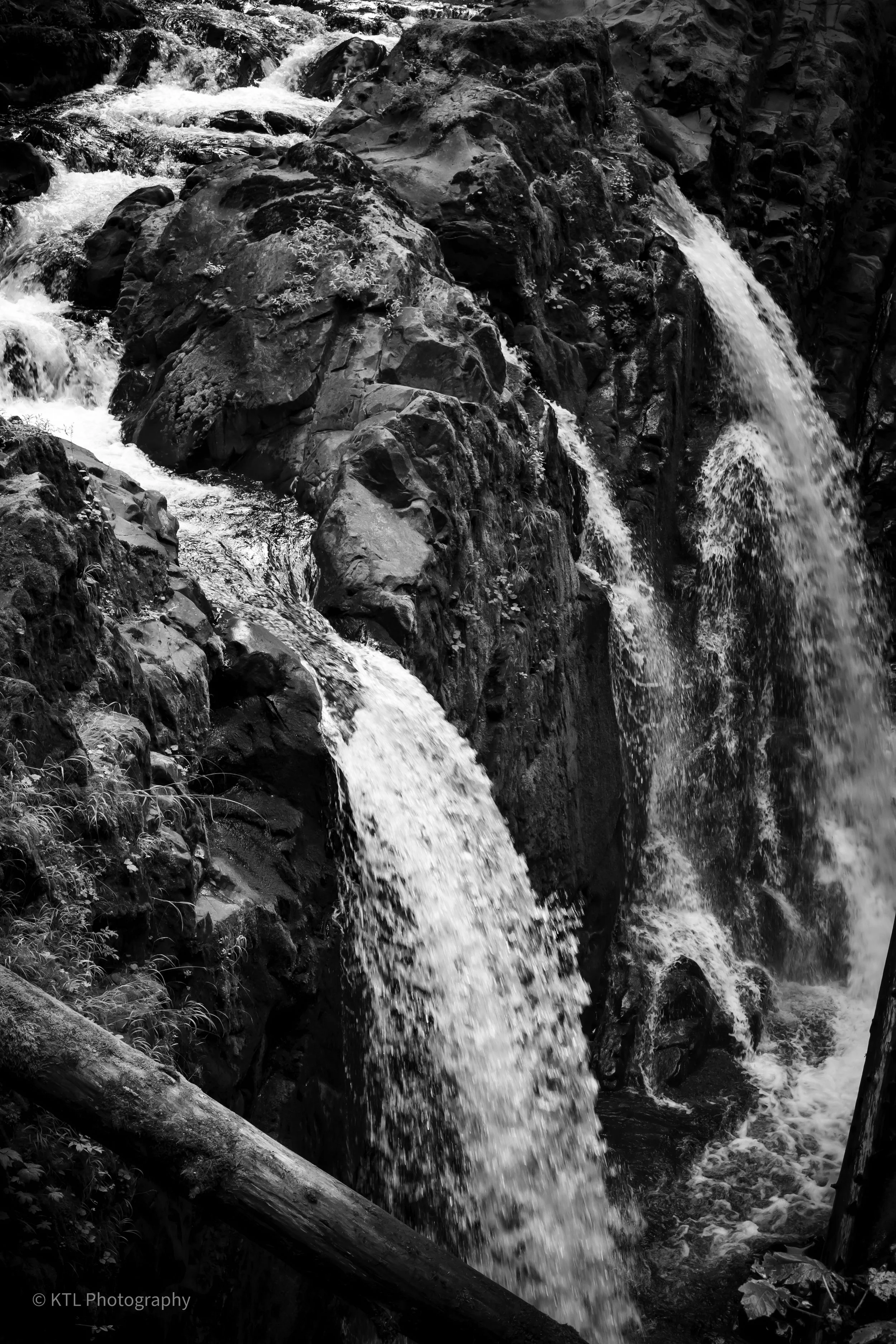 B&W Waterfalls, Sol Duc Falls