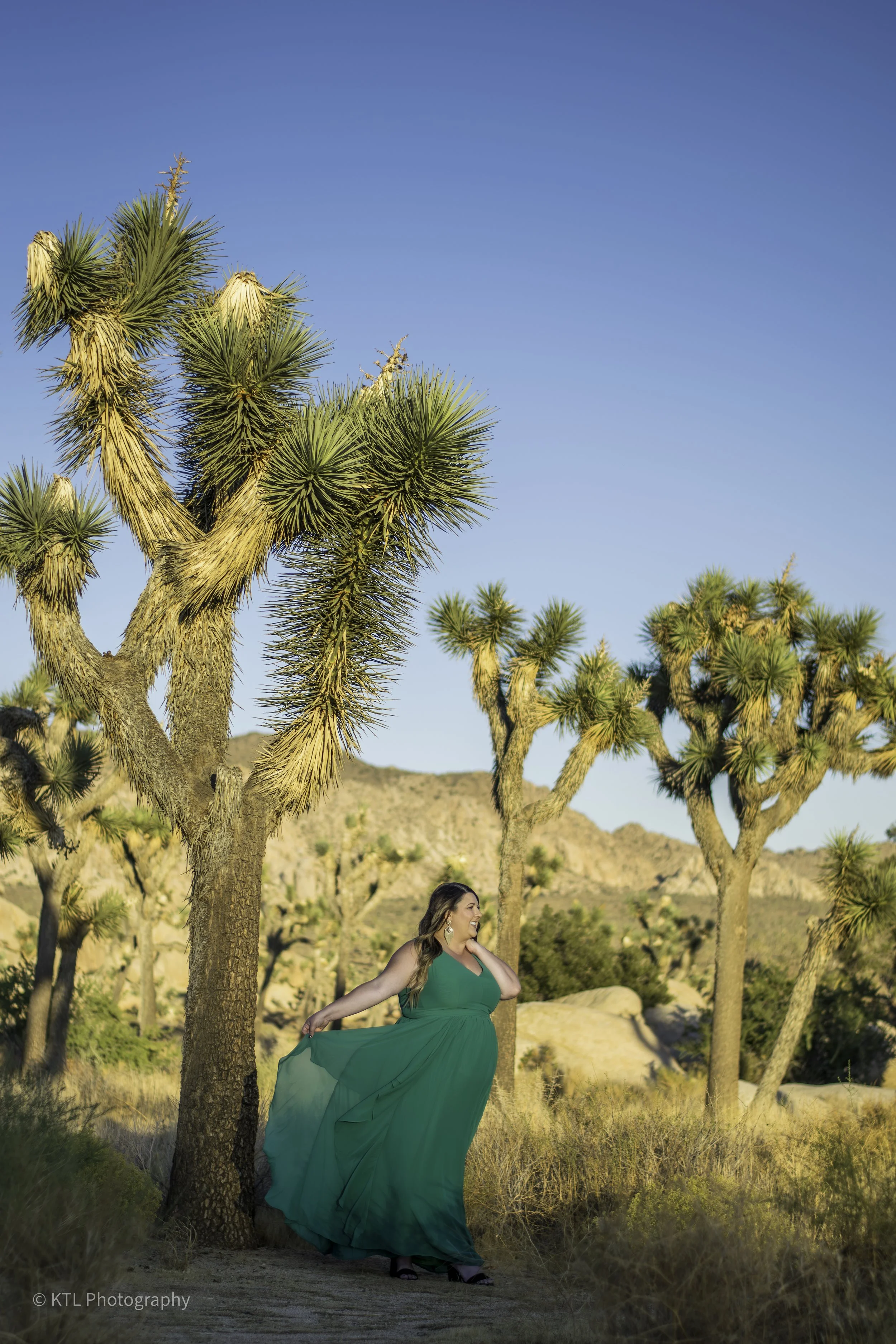 Green Dress Photo Shoot No.1