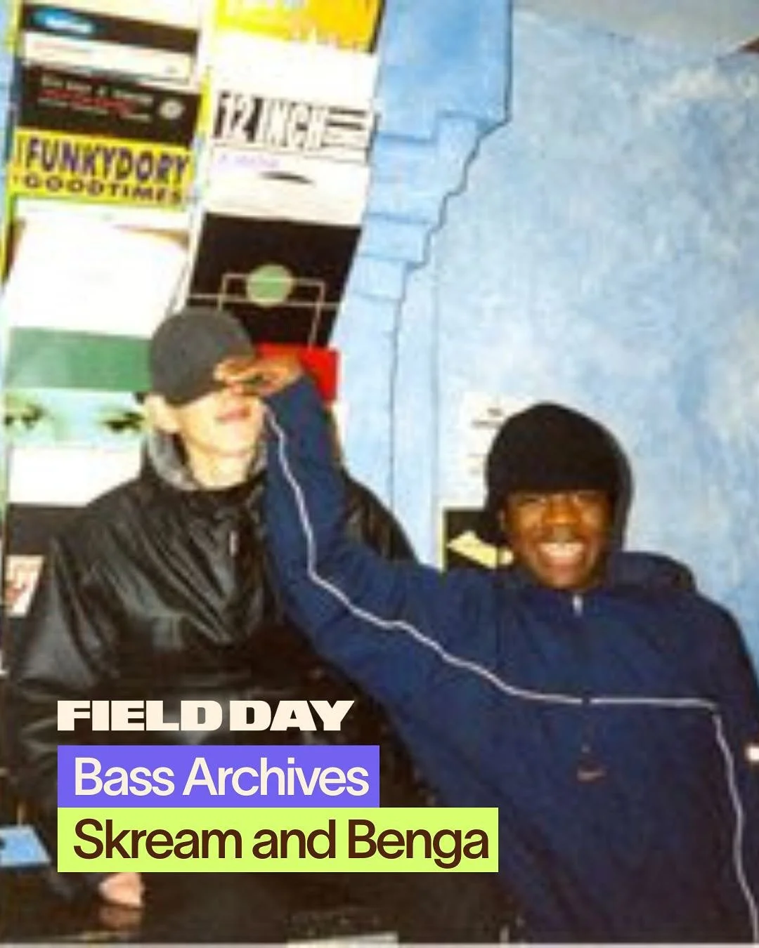 Two teenagers in a Croydon record shop changed electronic music forever. Skream &amp; Benga - the blueprint of dubstep. 🔊