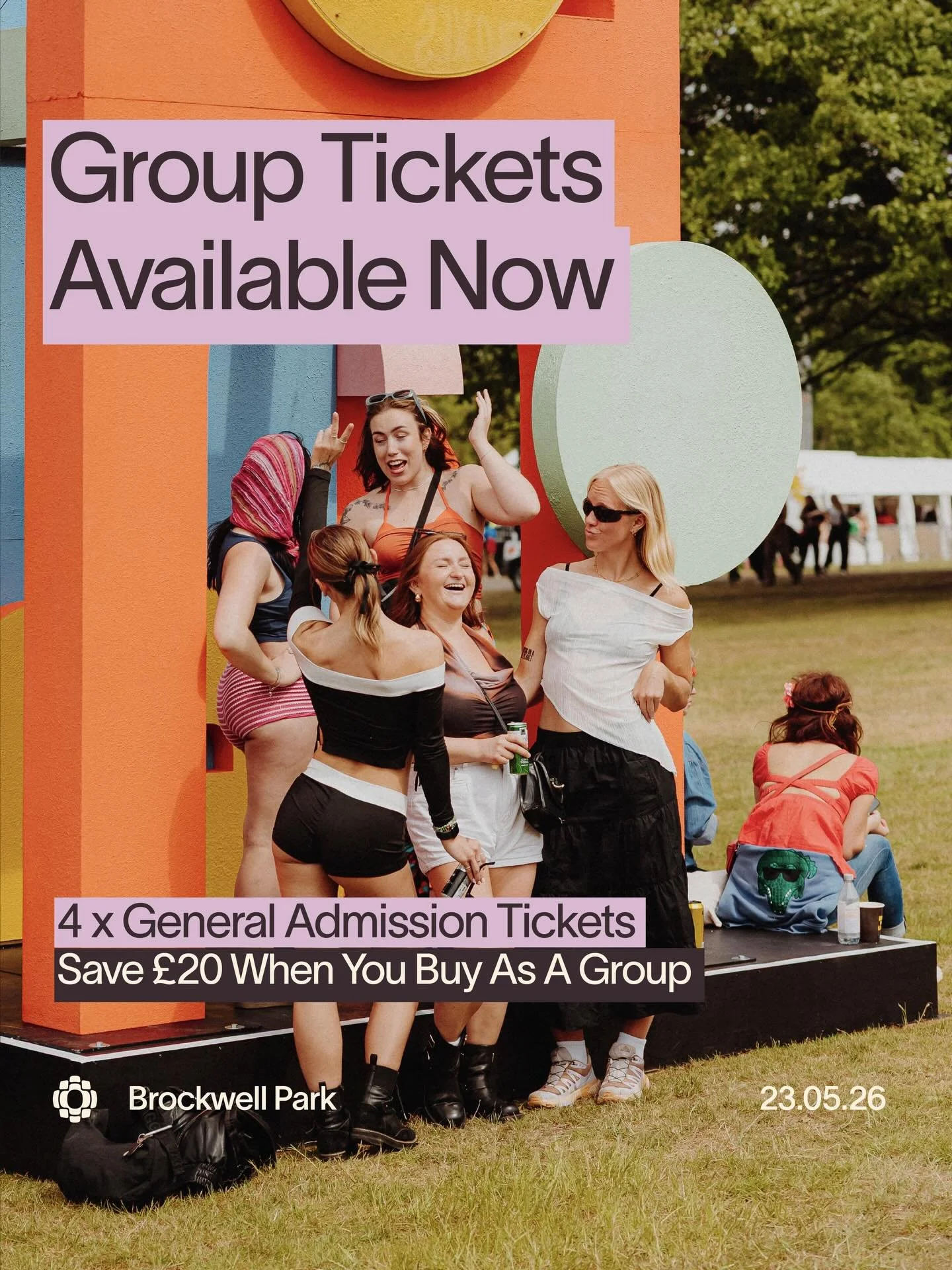 Music is better shared - grab your favourite people and lock in your Field Day 2026 tickets. 

Secure tickets for you + 3 friends for &pound;240 (saving &pound;20 vs General Admission tickets) 👯&zwj;♂️