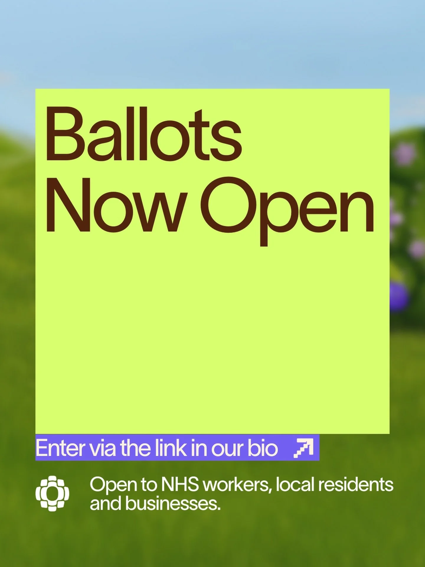 Field Day community, this one&rsquo;s for you.&nbsp;🫶

Are you an NHS worker or local to Brockwell Park? Ballots are now open!

Locals ballot:

Ballot will close on 18th February
Winners will be contacted on 27th February

NHS ballot:

Ballot will c