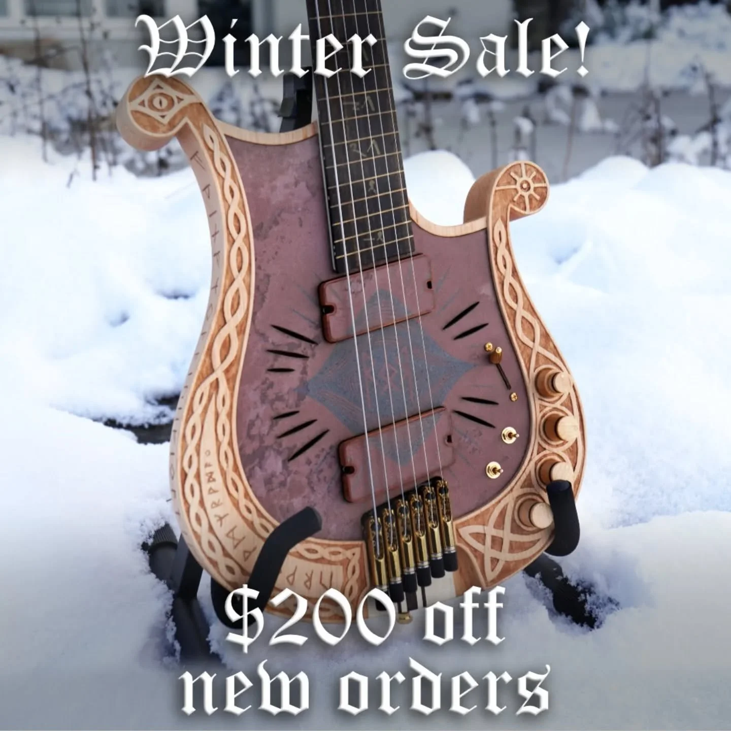 Have you been waiting to pull the trigger on a custom Dark Art Guitar? Now is your chance to save 200 CHF if you place a deposit before the end of February. Just shoot me a DM to get started! 
If you're still looking for inspiration just swipe for so