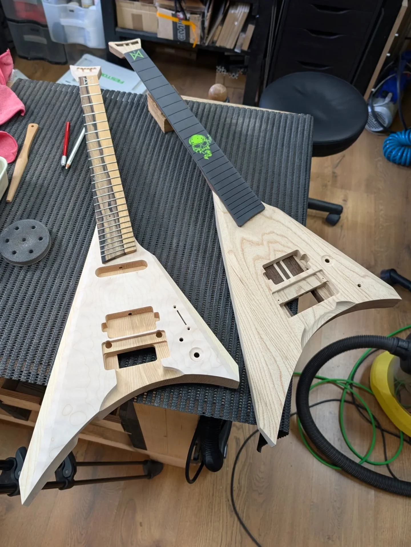 A mean looking pair of Vanquishers in progress! 
@anton_graves