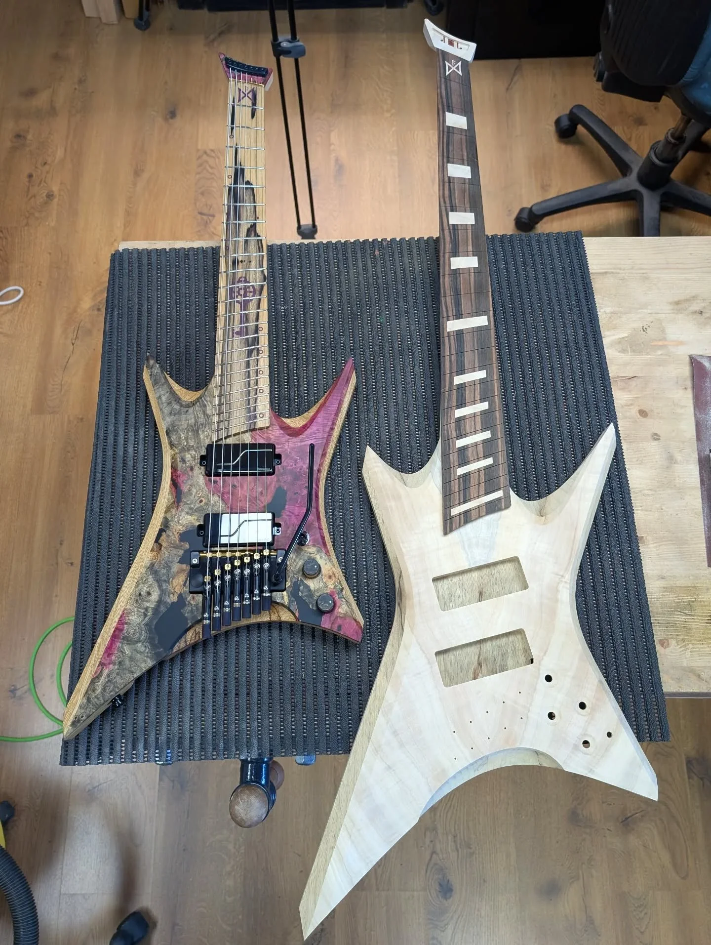 Necromancer bass vs regular guitar Necromancer. This thing is a monster!