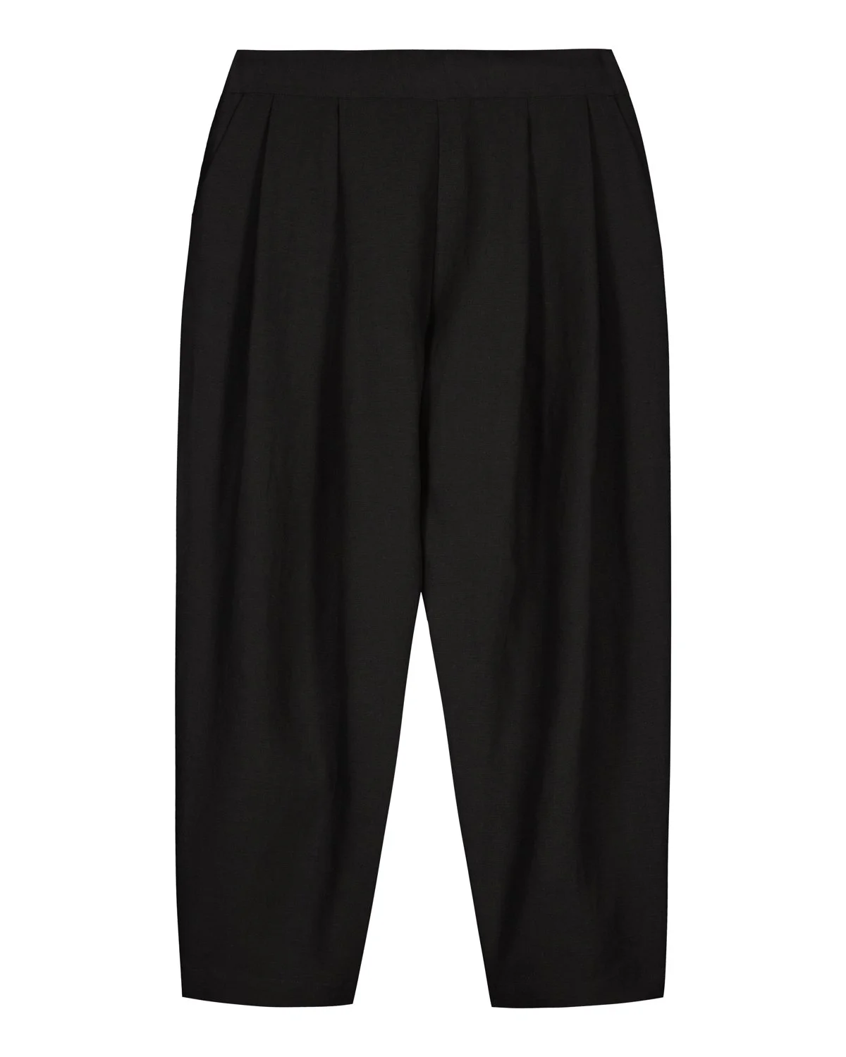 Mai Pants Linen Black_Front.jpg