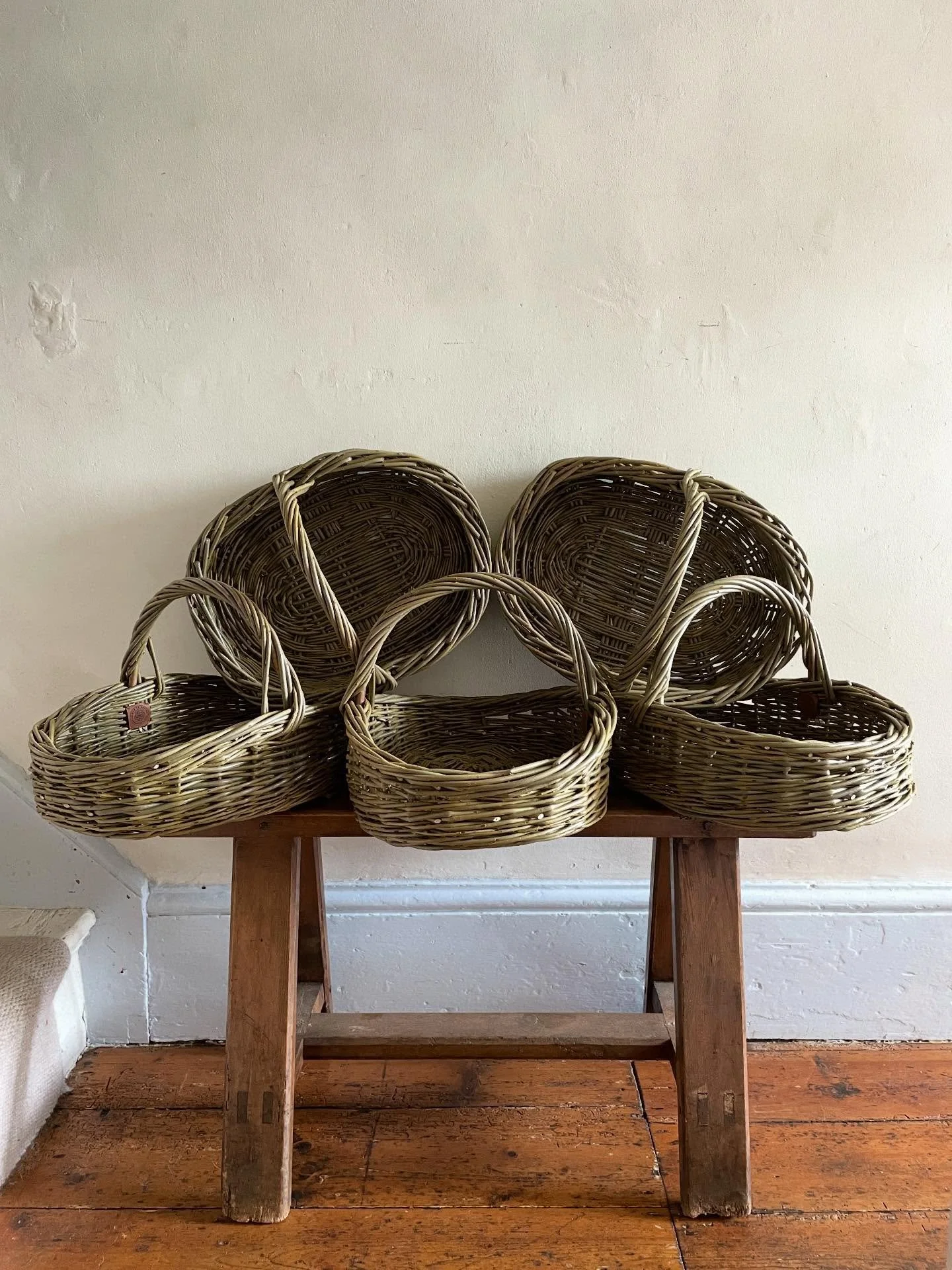 Oval Handling Baskets for Kelmscott Manor, (once the home of designer, craftsman, environmentalist and revolutionary socialist William Morris &amp; his family).

Commission for baskets that will be sited on the window seats in each room at the manor 