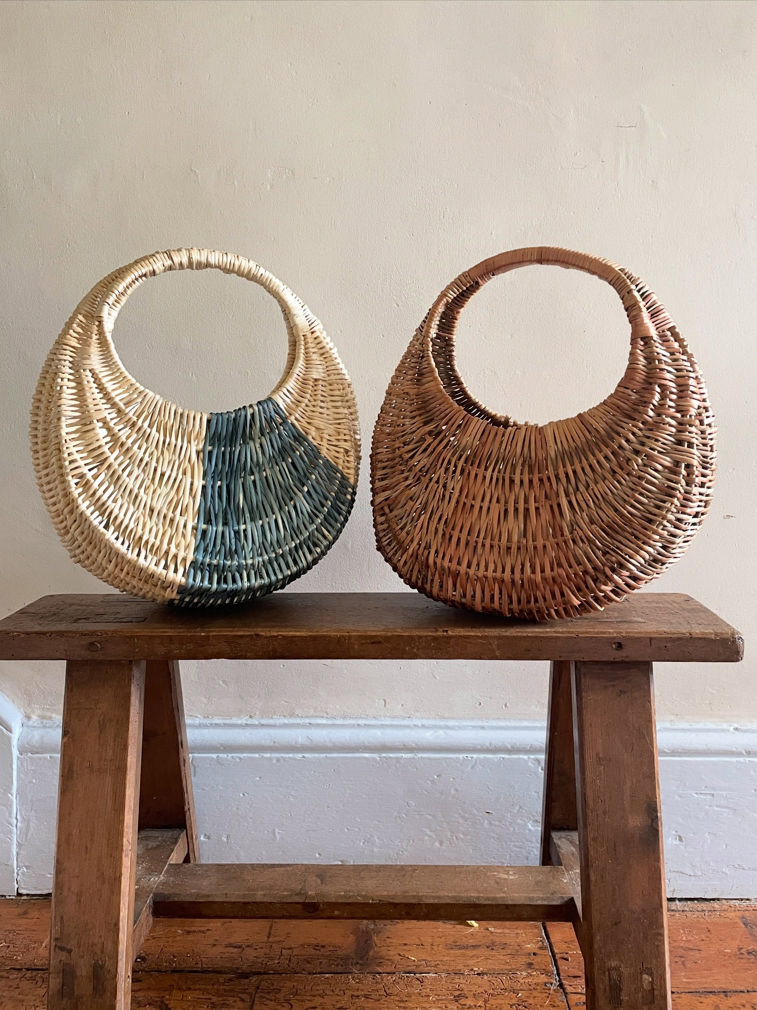 Question: Why undertake a really tricky repair on a skein work Ose basket? Answer: Through close examination, (and then creating my own interpretation), this heritage basket can divulge important technical knowledge not detected on a complete origina