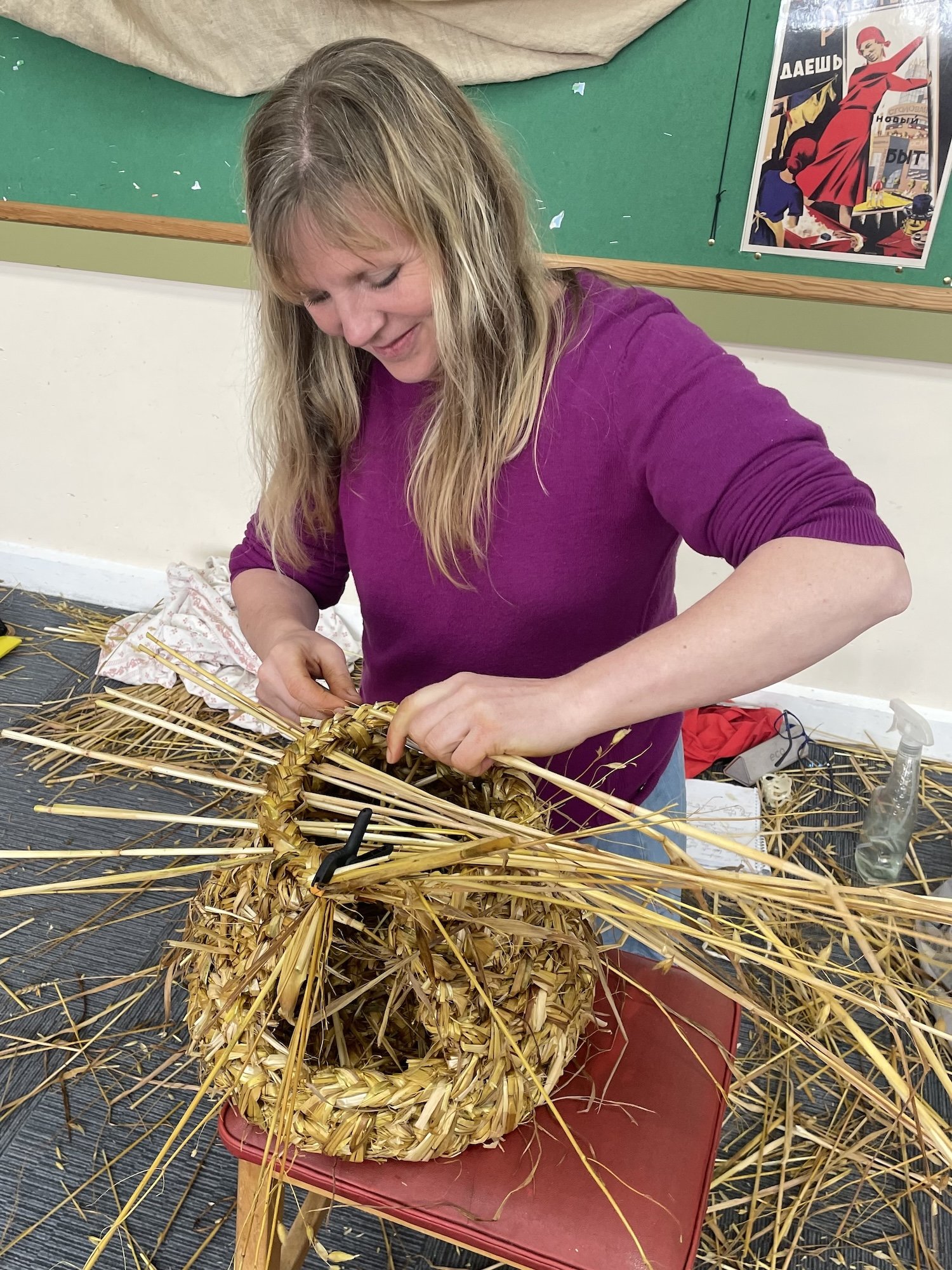 Straw work hen basket workshop Sarah le Breton G.jpeg