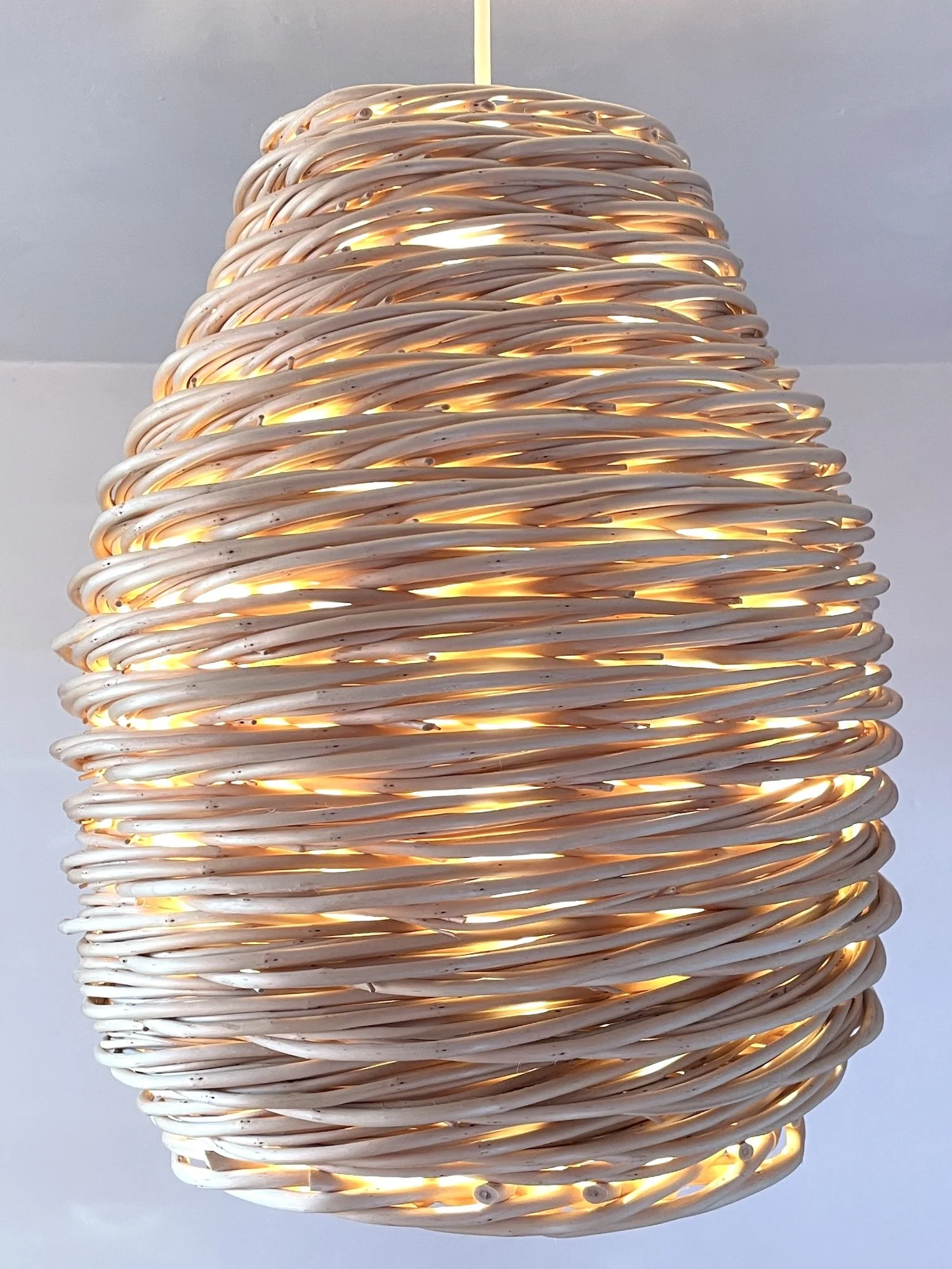 Bell Lampshade Small Lit.JPG