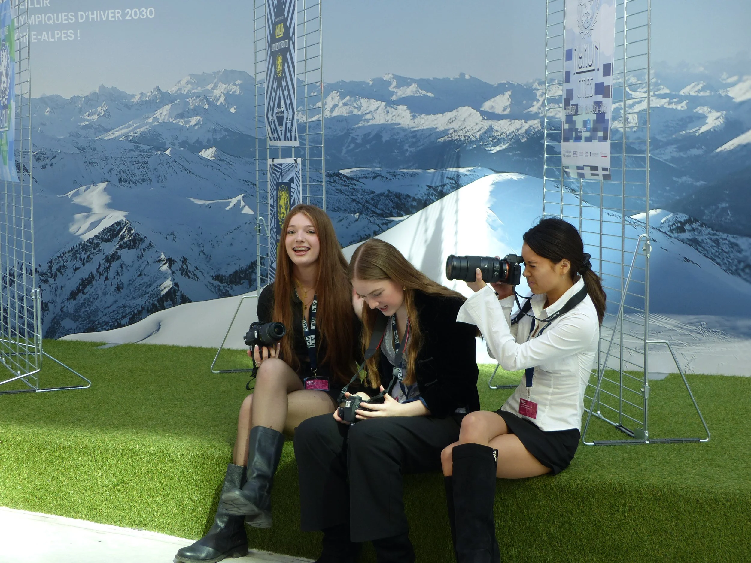 Happy girls taking photos.JPG