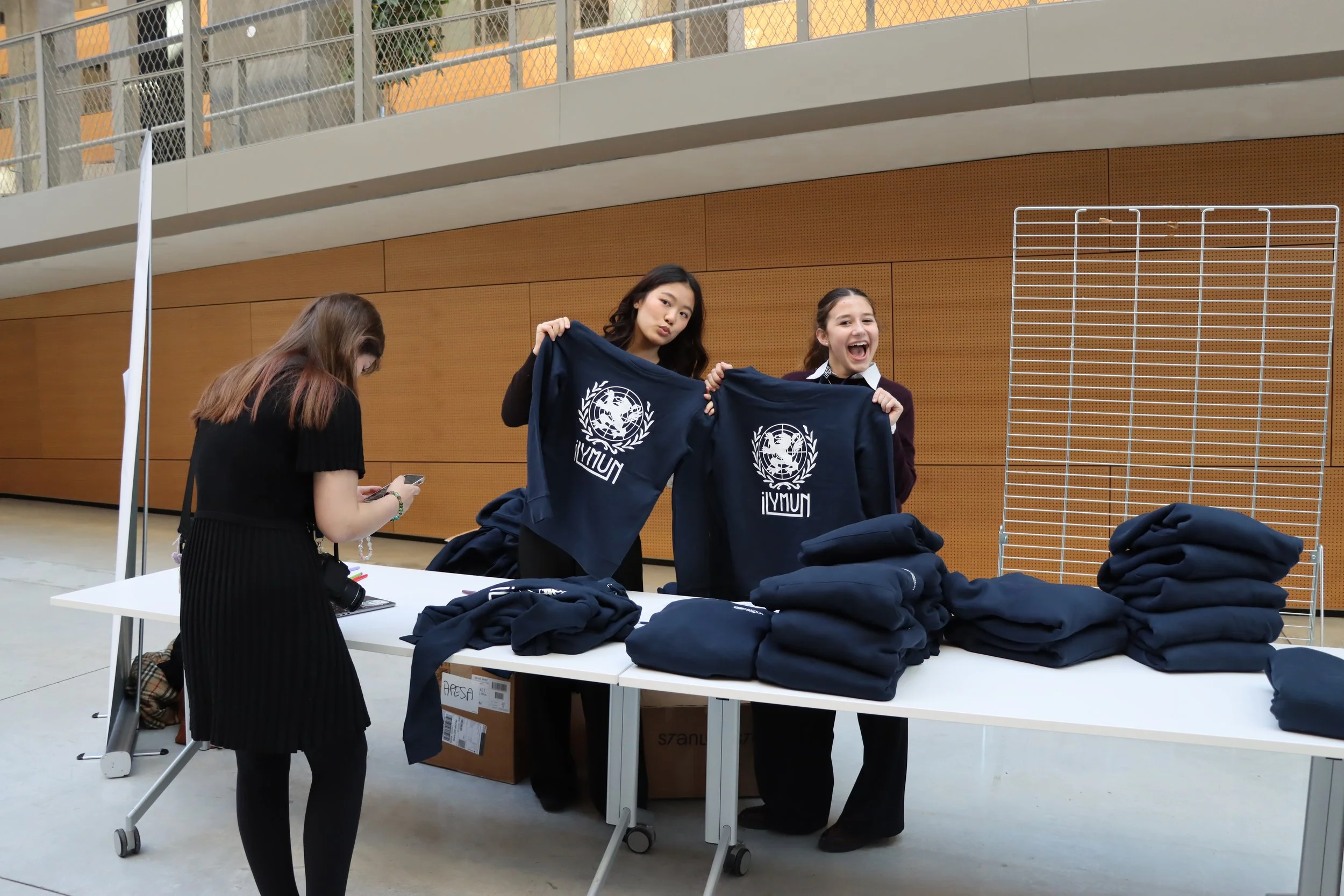 Posing with hoodies.JPG