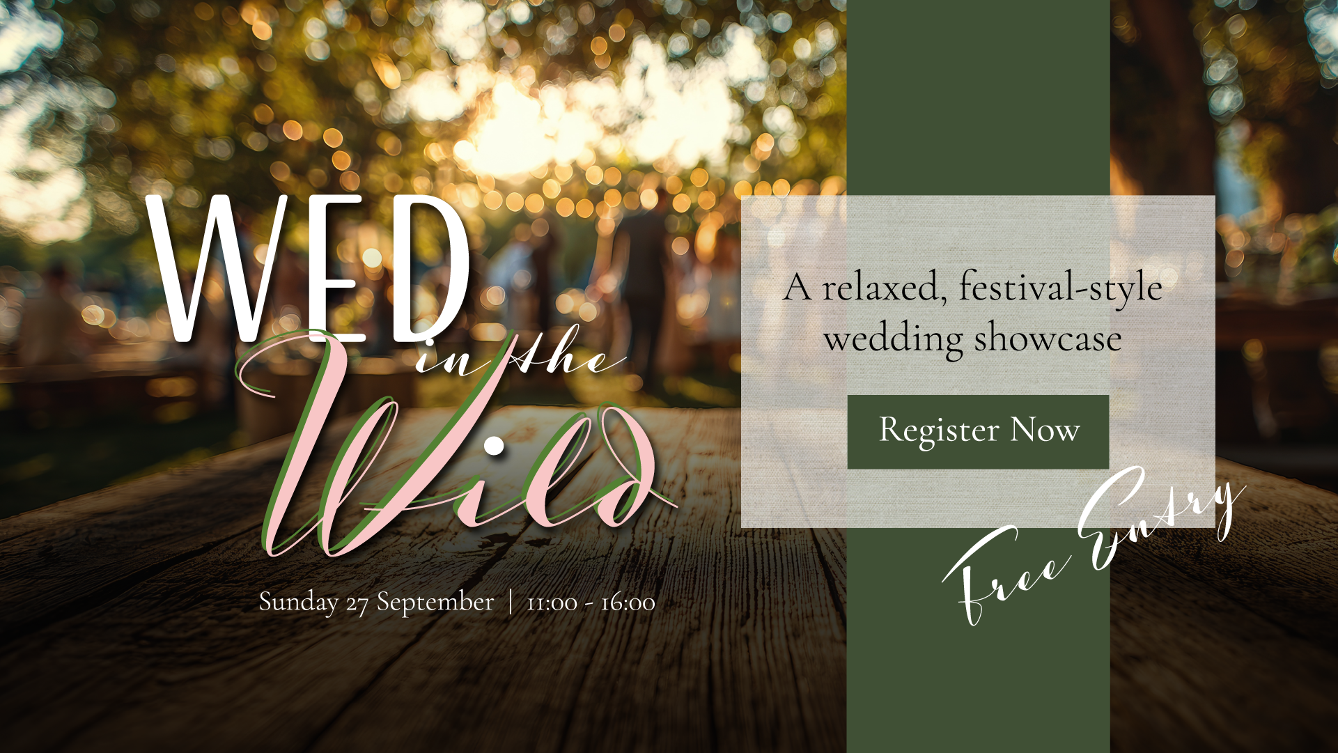 Wed in the Wild banner button