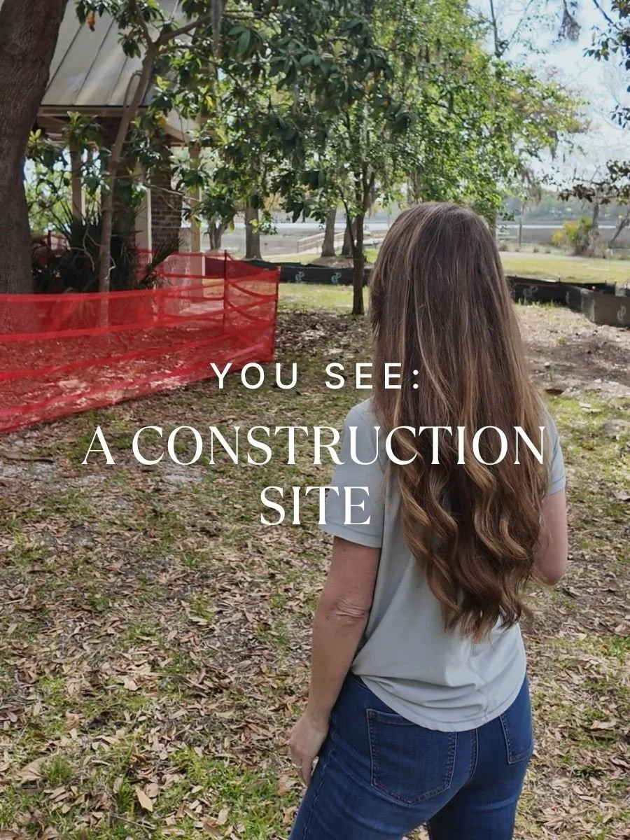 You see a construction site&hellip;

We see a thousand decisions coming together.

You see piles of materials, unfinished rooms, and half-completed spaces&hellip;

We see future family gatherings, morning coffee with a view, sunlight filling a room a