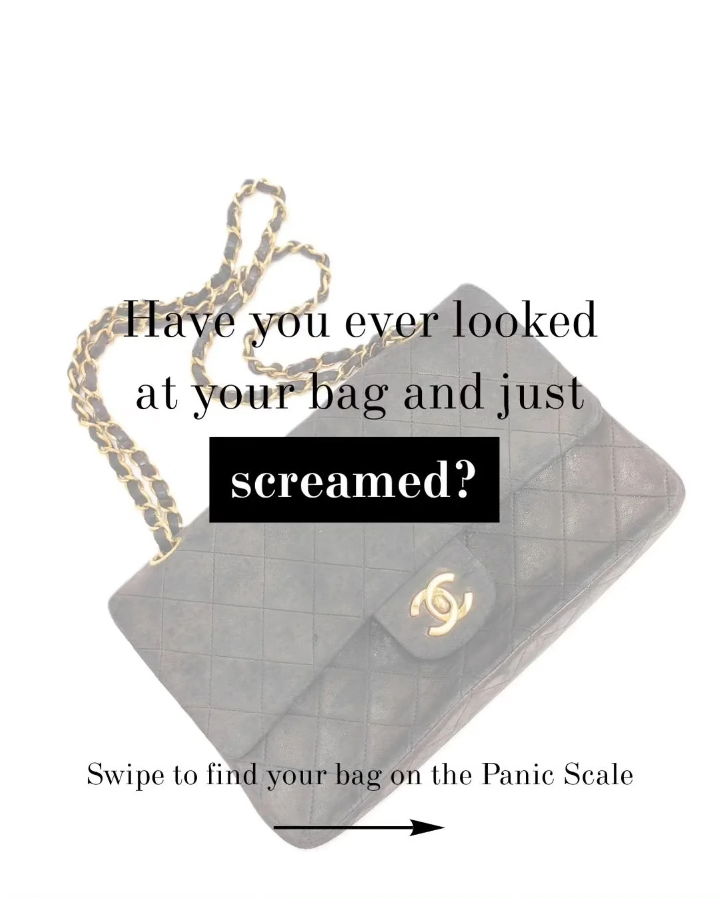 How many times have you said, 'Ive seen it, now I can't unsee it'?

We've heard this many times at our studio now. We get it! The bag you cherished &amp; tried to care for so well, and suddenly you notice a spot that makes you go, WHAT HAPPENED or HO