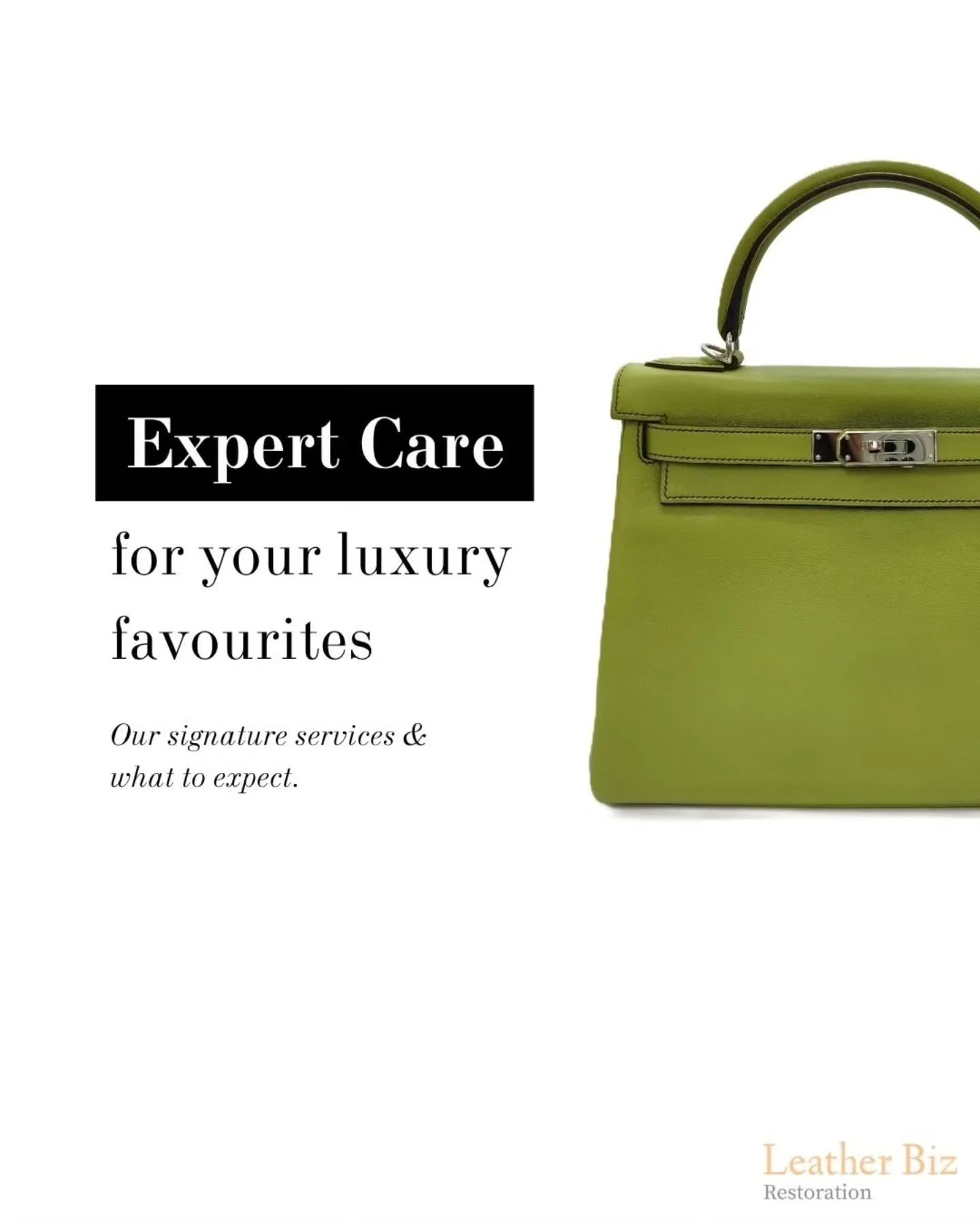 What does your luxury bag actually need? Swipe through for the quick breakdown. 🔍

Every bag that lands on our workbench has a story &amp; our job isn't to rewrite it but to protect it. We like to study the history of it, examine how it was used all