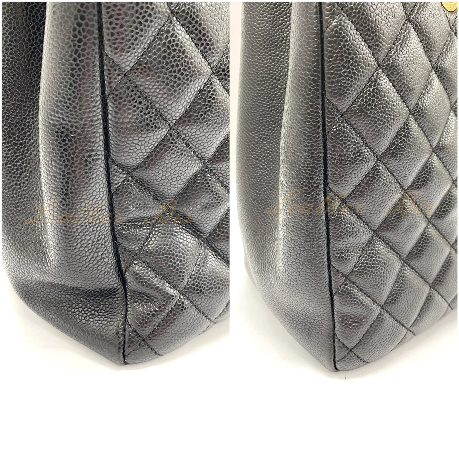 Chanel GST leather repair, reshaping, luxury bag restoration, color restoration
