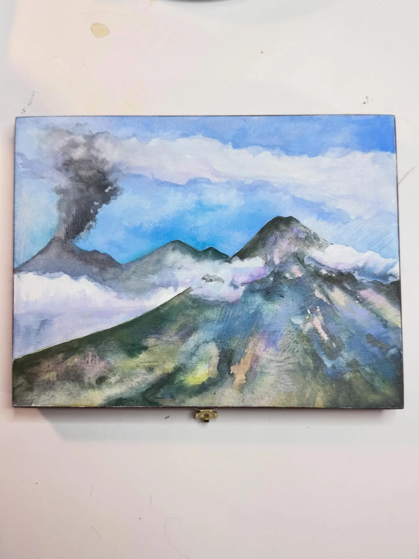 My collection of @beampaints paint stones has served me well over the years. I just used them to paint up a cigar-box home for them for upcoming artful traveling as I&rsquo;ve ordered some of the newer colors (sadly I missed out on those two new blue