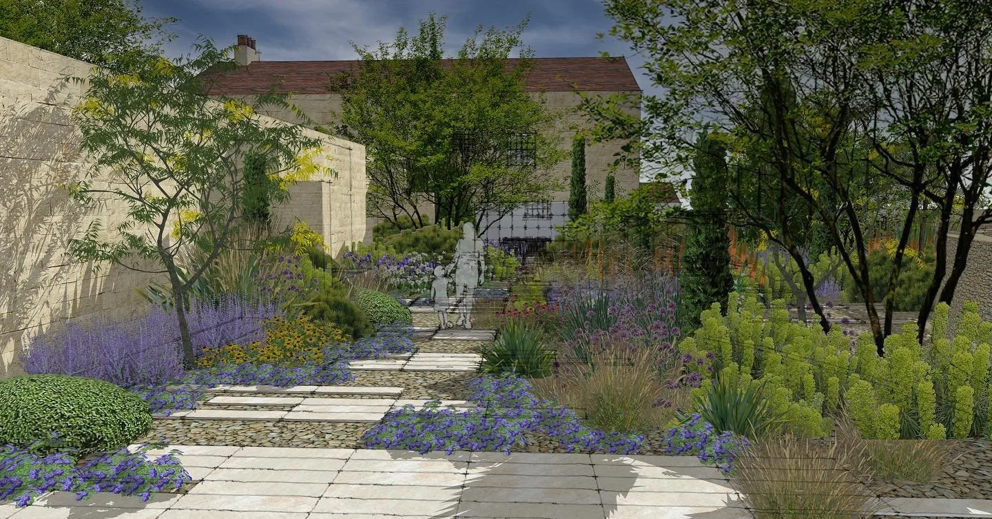 Design project for a family house and barn in Yorkshire. Rewarding experimentation, researching and exploring different planting combinations and environments to support or lead the design concepts of the garden and client&rsquo;s brief. Another step