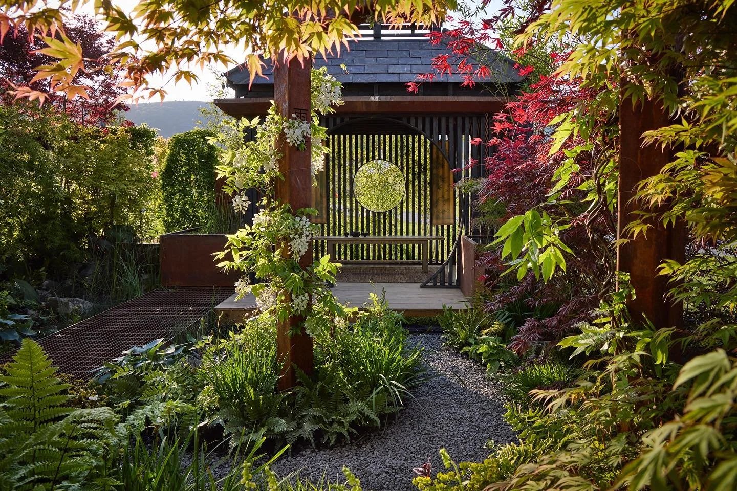 First day of the public viewing the garden has been a beautiful experience we&rsquo;ve had such a positive response. Thank you @alistergthorpe for capturing &lsquo;The Rain Garden&rsquo; so beautifully.