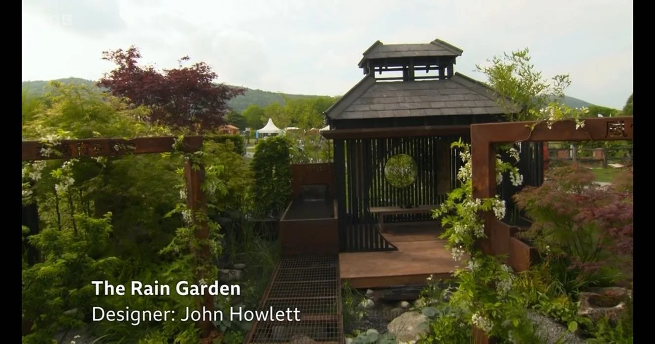 Thanks @gardenersworldtv for visiting &lsquo;The Rain Garden&rsquo; this week and spreading the message.