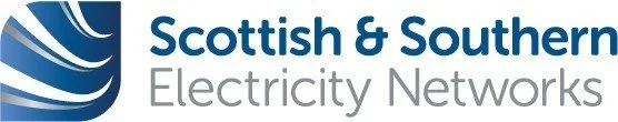 Scottish & Southern Electricity Networks logo with blue wave icon and text