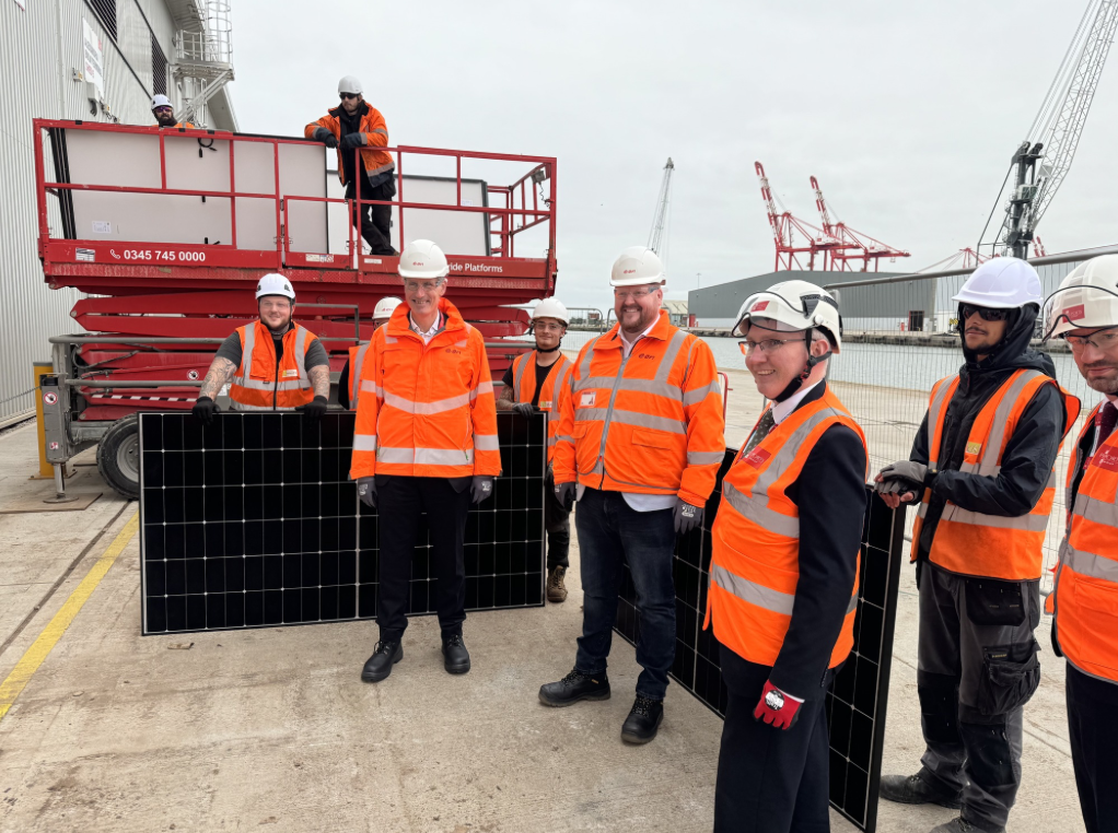 Port of Liverpool marks major solar milestone