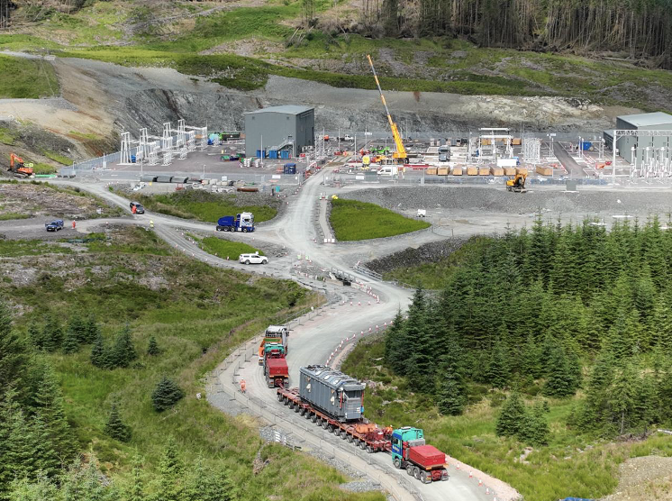 Transformers delivered to Creag Dhubh substation in major milestone for Argyll energy project
