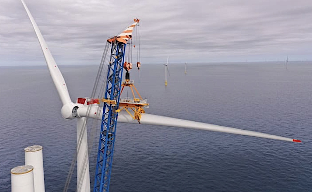 First giant blades for Hornsea 3 wind farm under construction in Hull