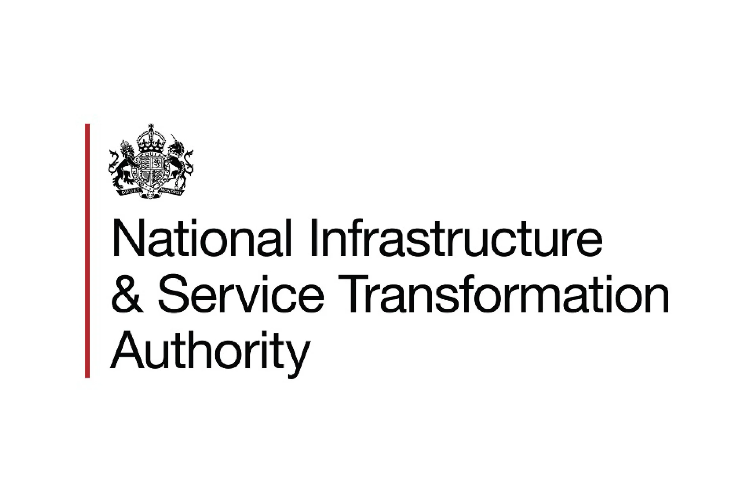 Logo and title of the National Infrastructure & Service Transformation Authority.