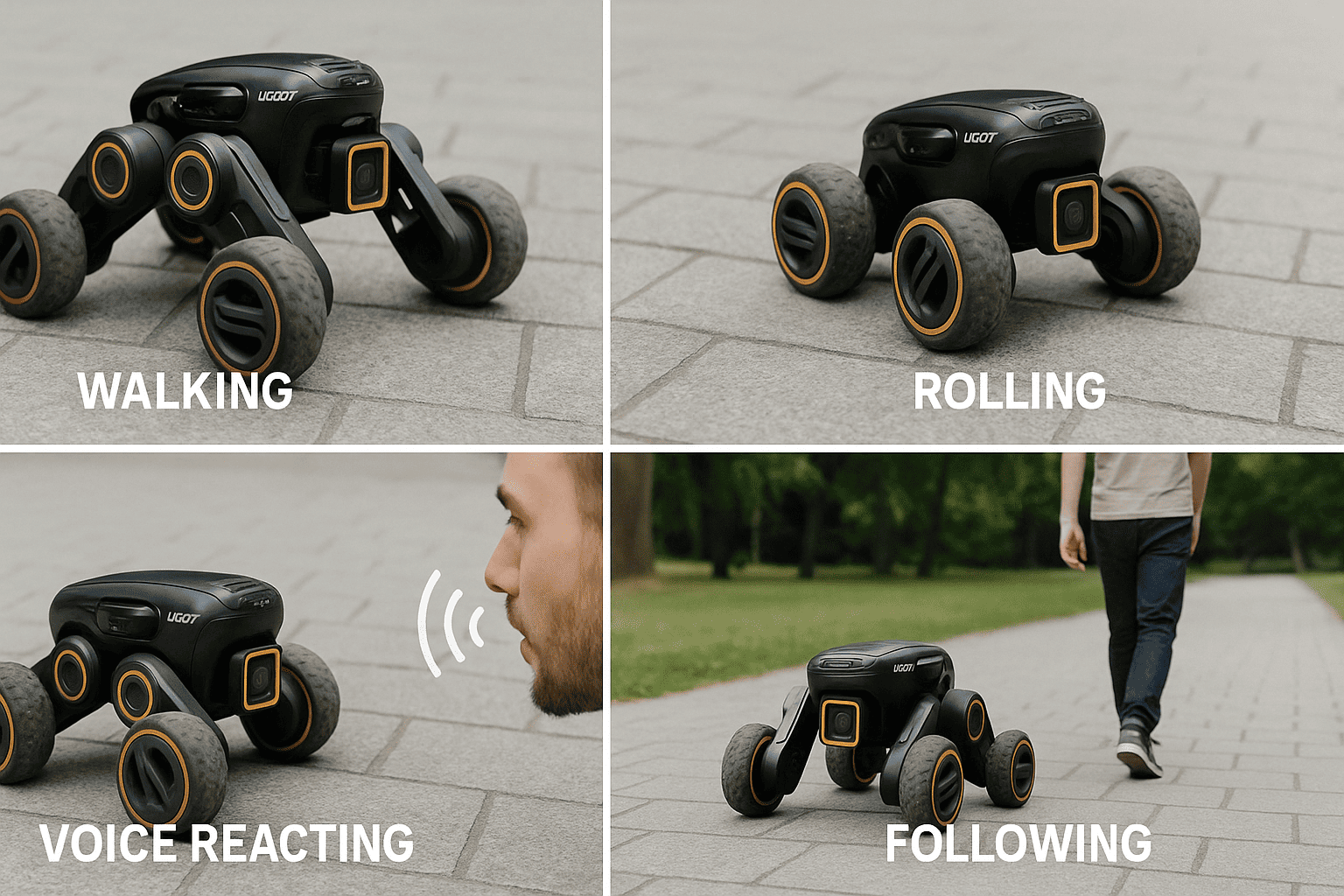 ¿Qué puede hacer realmente el robot Ugot? Usos y modos funcionales