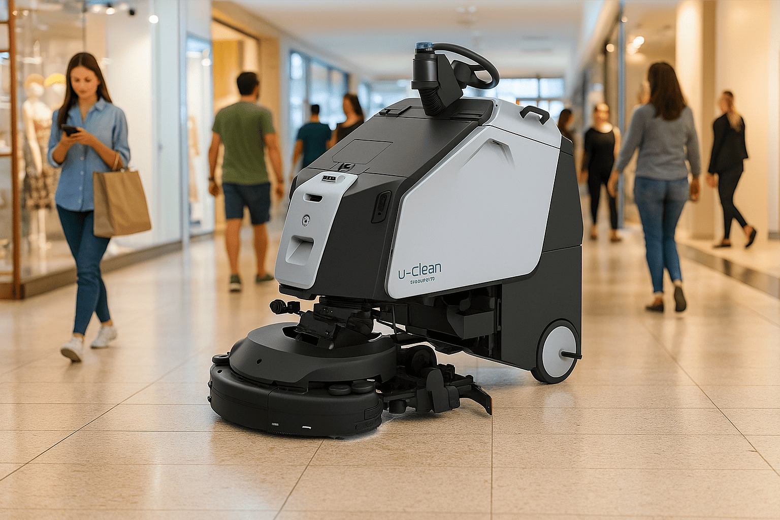 Limpieza 24/7: cómo los robots uClean mejoran la higiene en zonas de alto tránsito