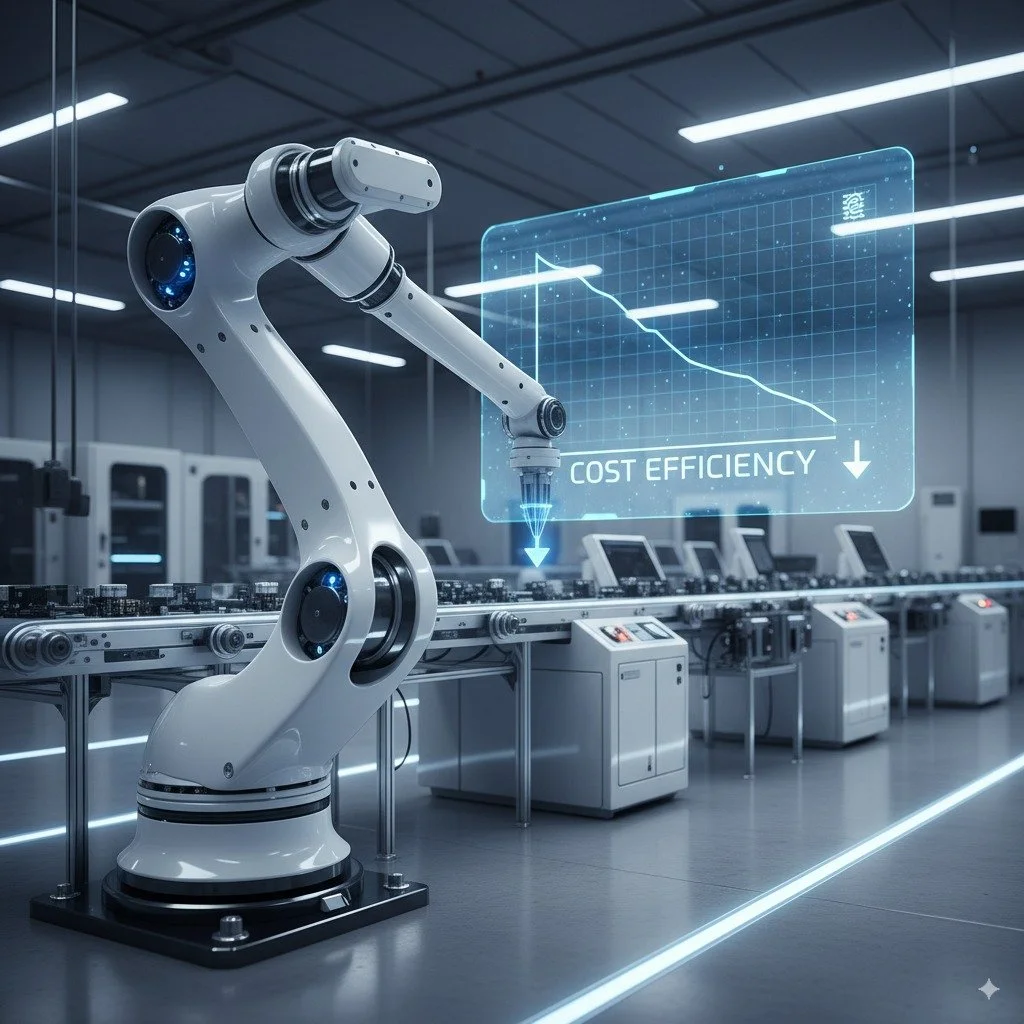 Reducción de Costes en la Línea de Producción con Automatización Robótica