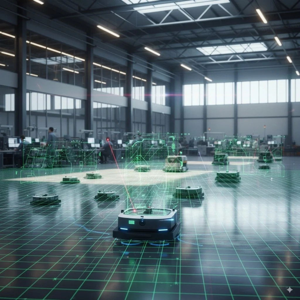 Cómo funcionan los robots de limpieza industrial