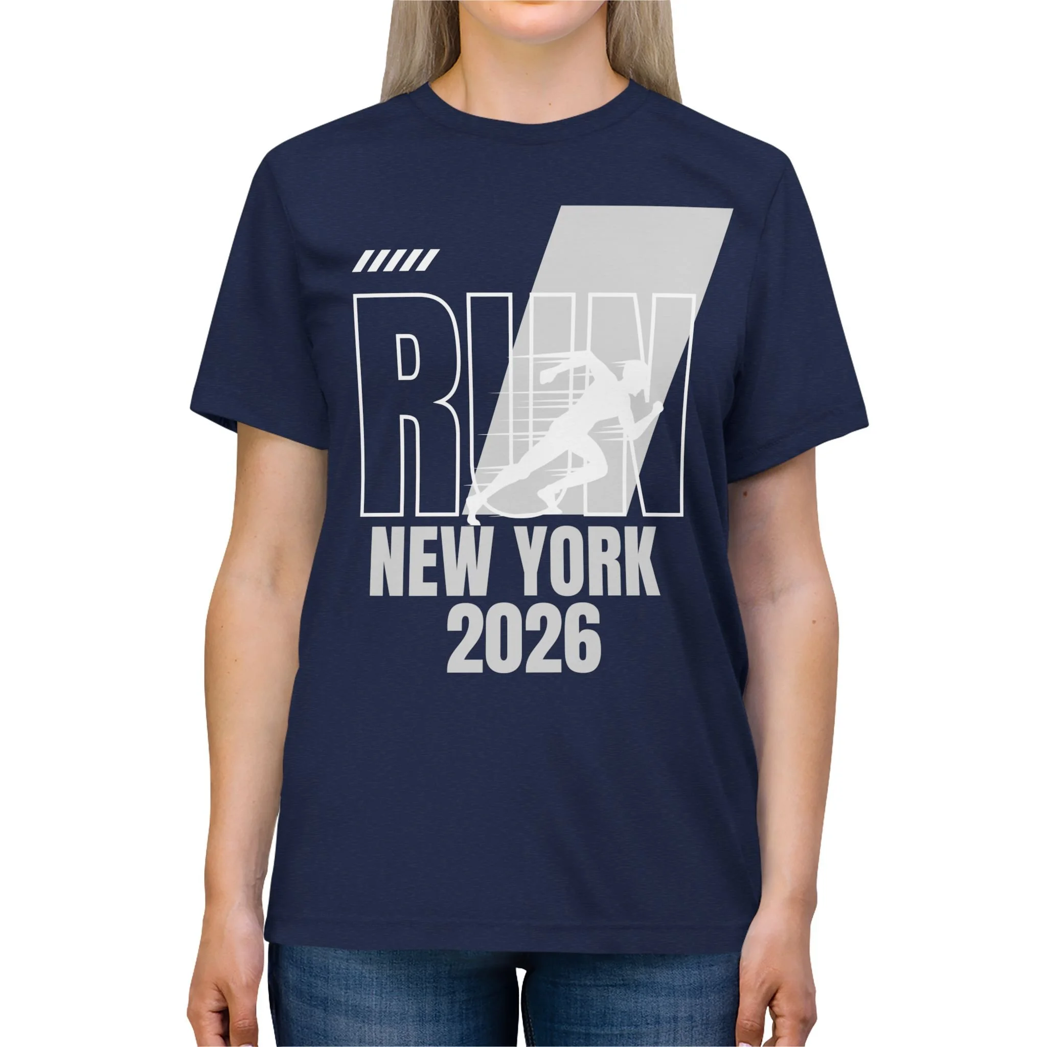 Custom Run Male or Female Tri-Blend Shirt