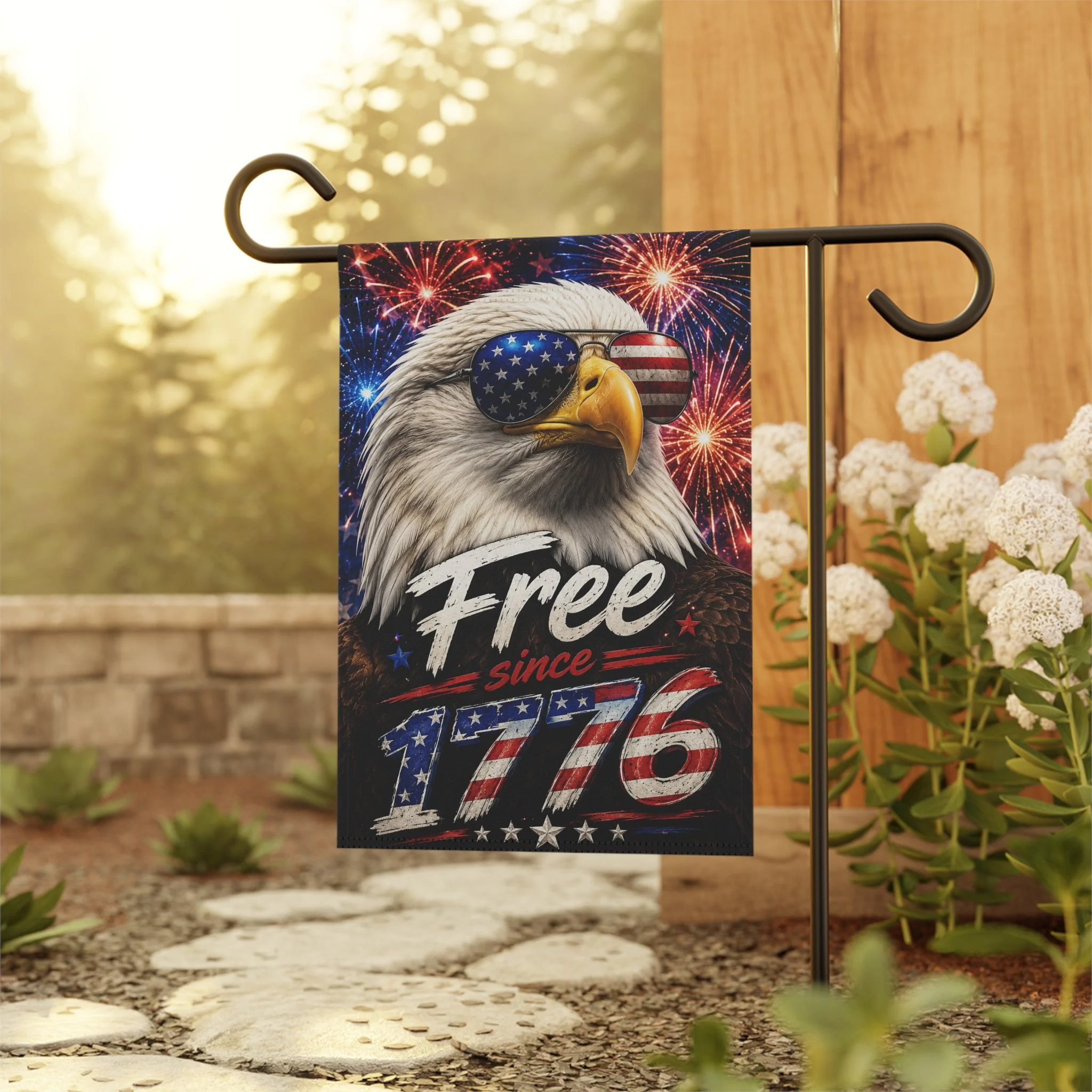 Free Since 1776 Garden Flag