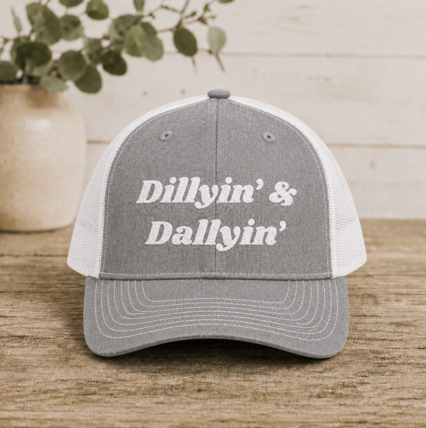 Dillydally Embroidered Snapback Hat