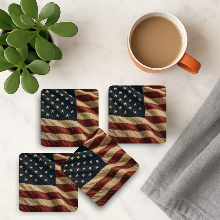 American Flag Coaster