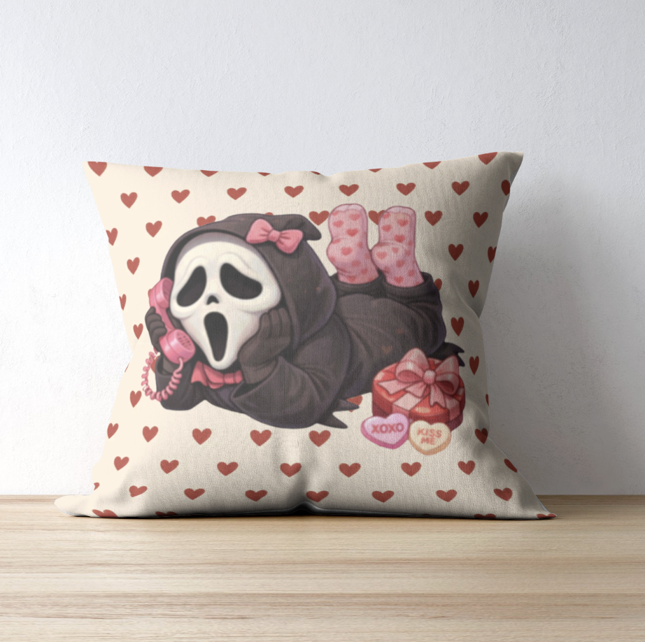 Cute Valoween Character Throw Pillow