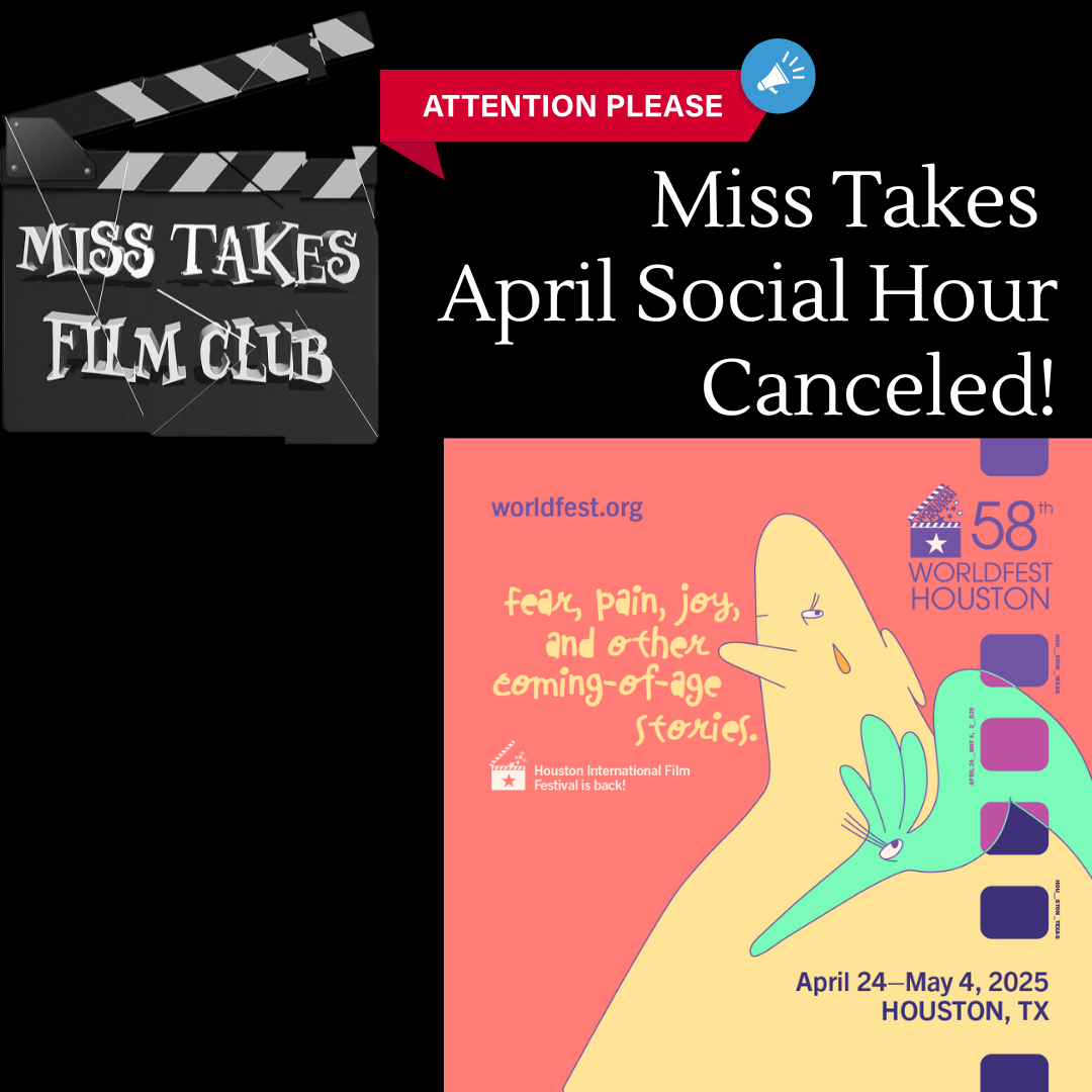 Miss Takes April Social Hour Canceled