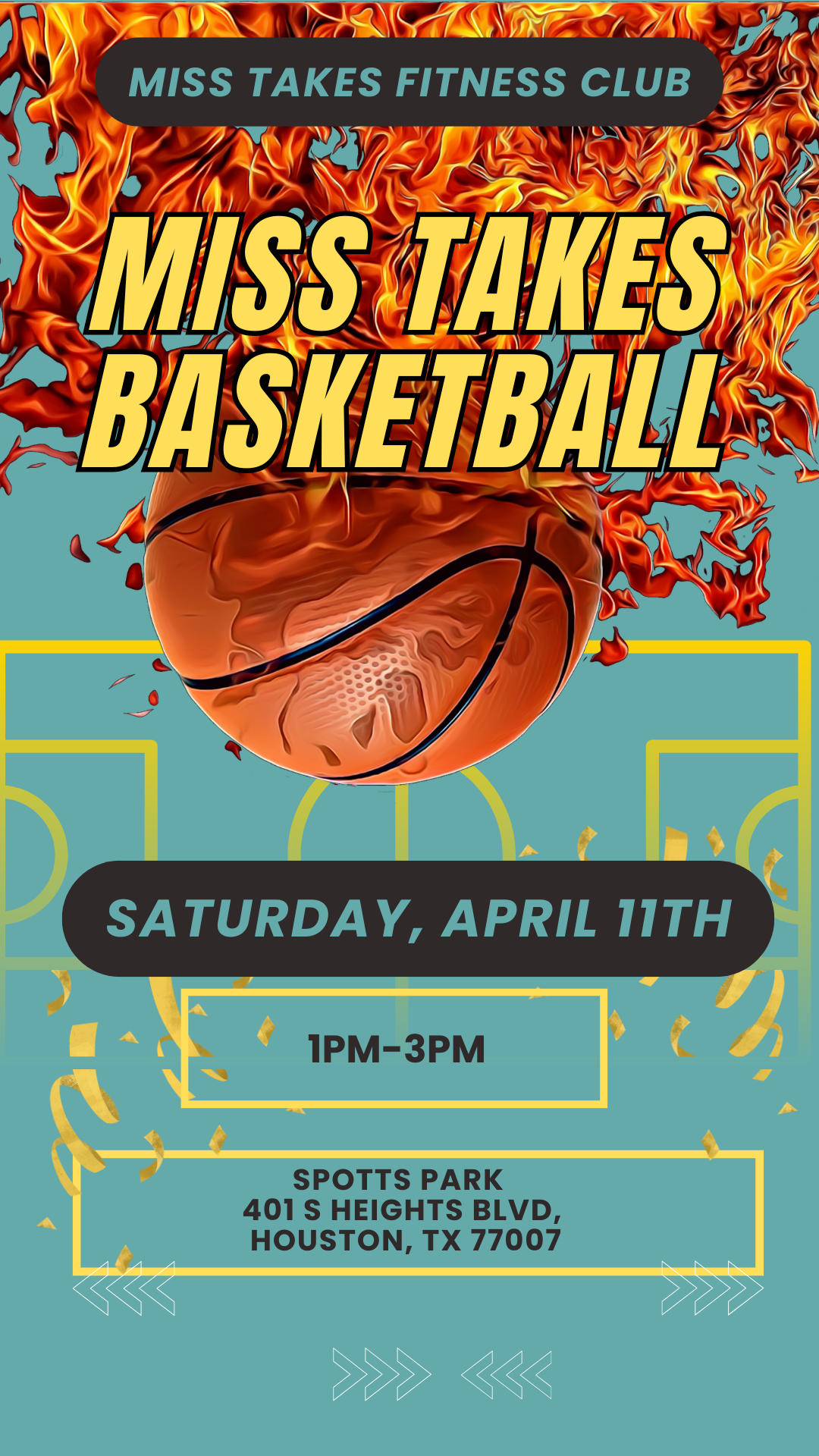 Miss Takes Fitness Club -Basketball