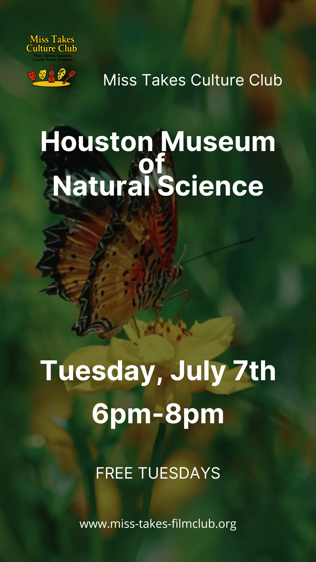 Miss Takes Culture Club - Houston Museum of Natural Science 