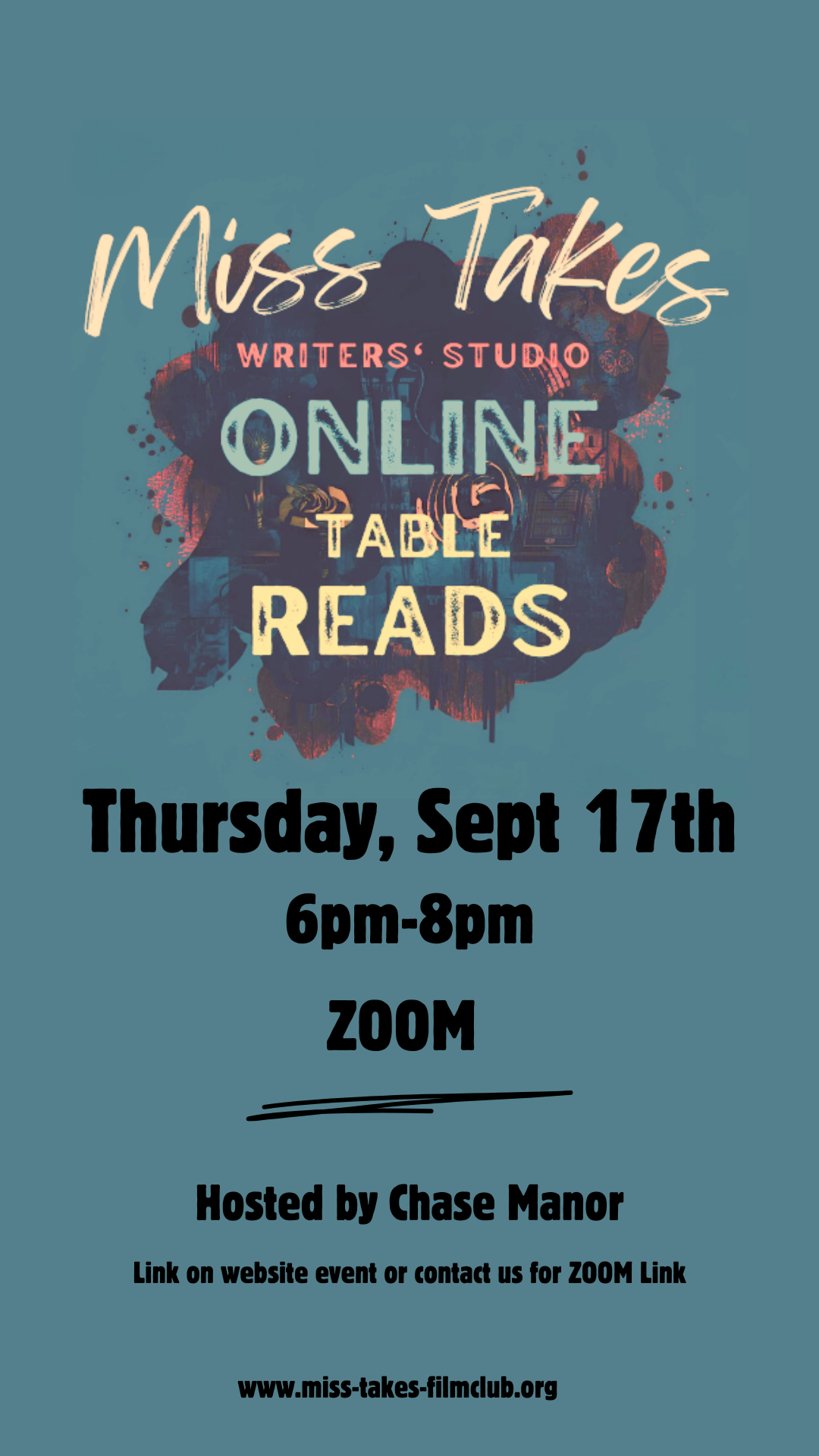 Miss Takes ONLINE Table Reads