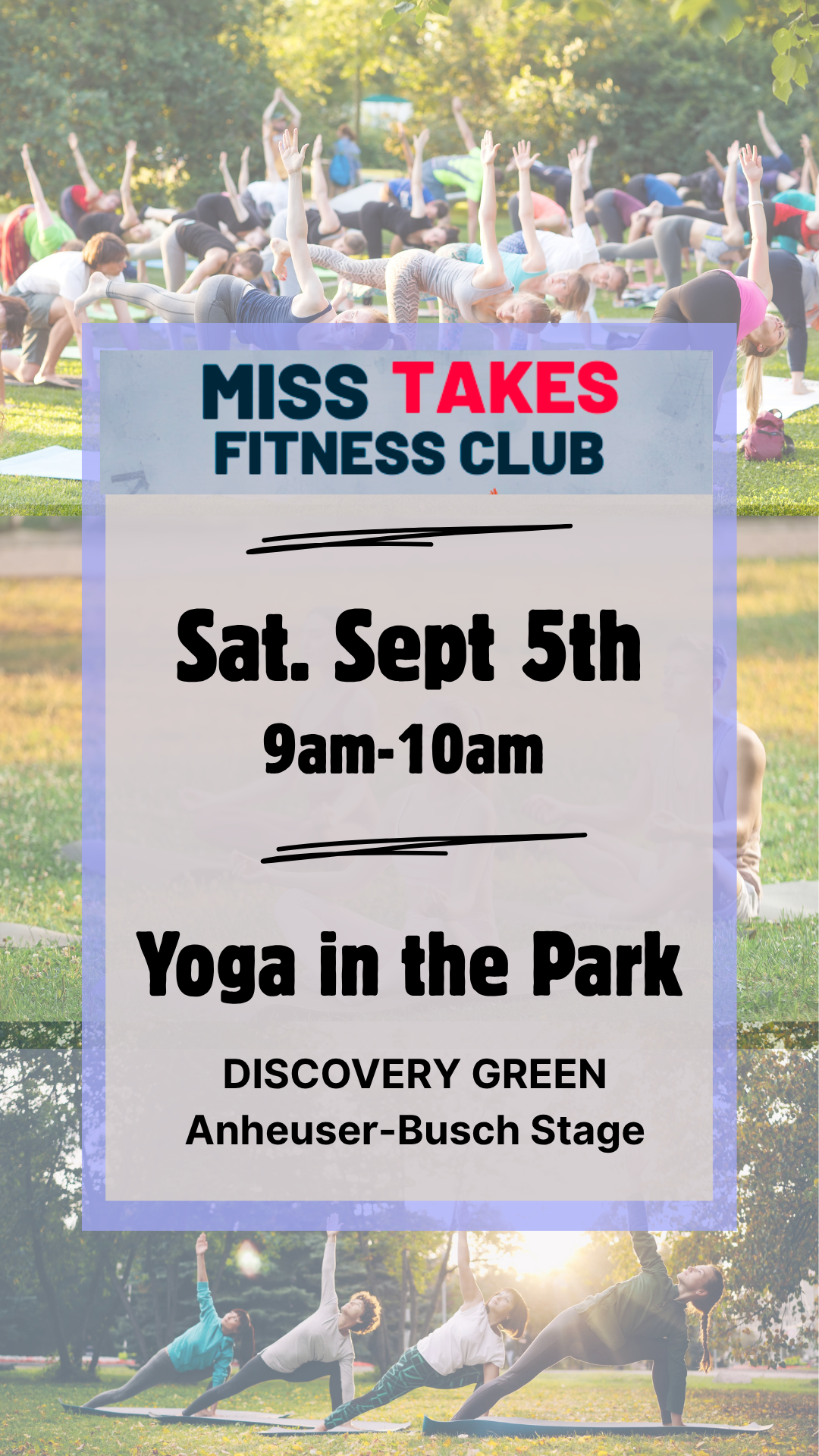 Miss Takes Fitness Club: Yoga Better presented by UTHealth Houston