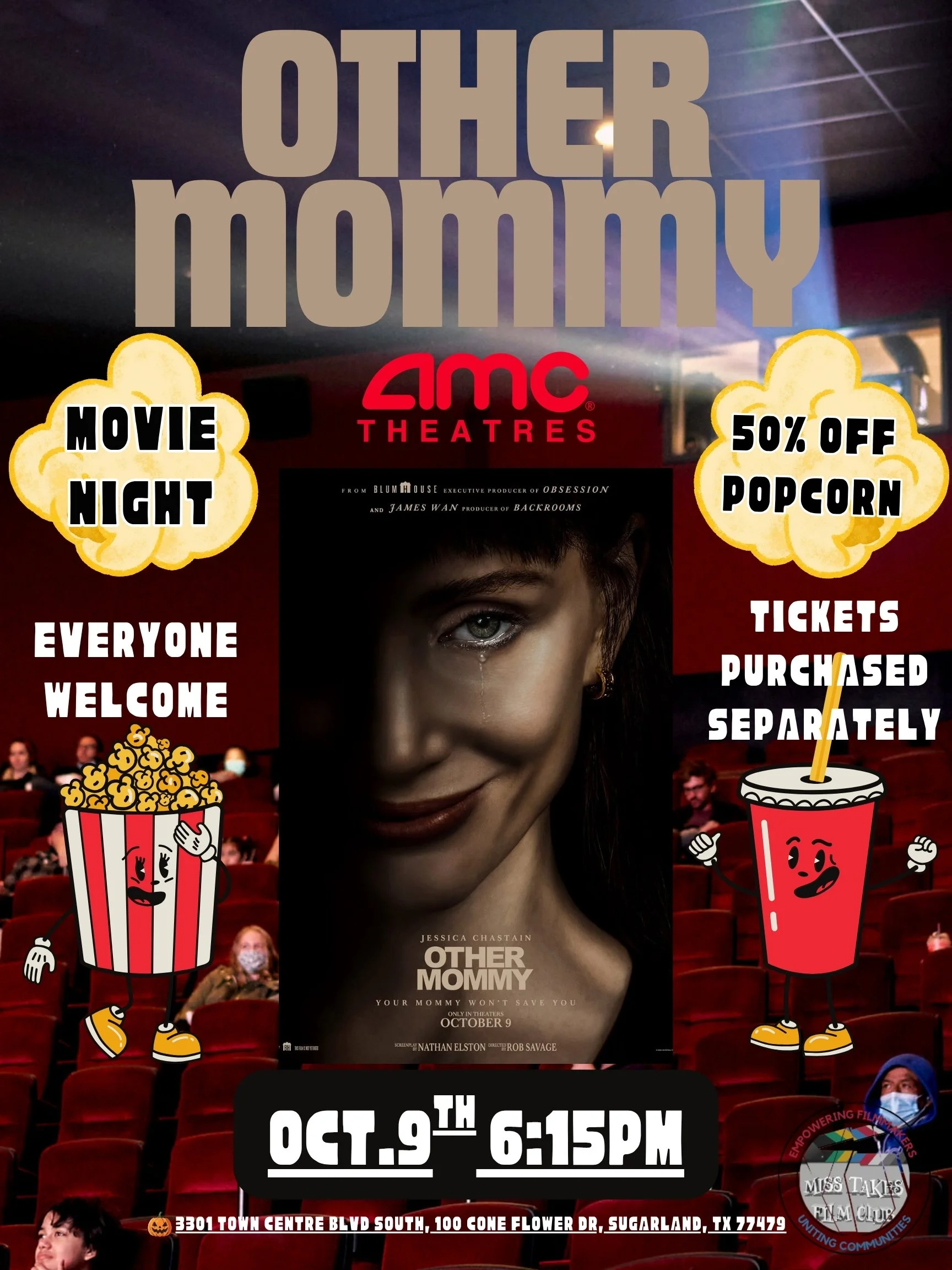 Miss Takes Movie Night with Ray!