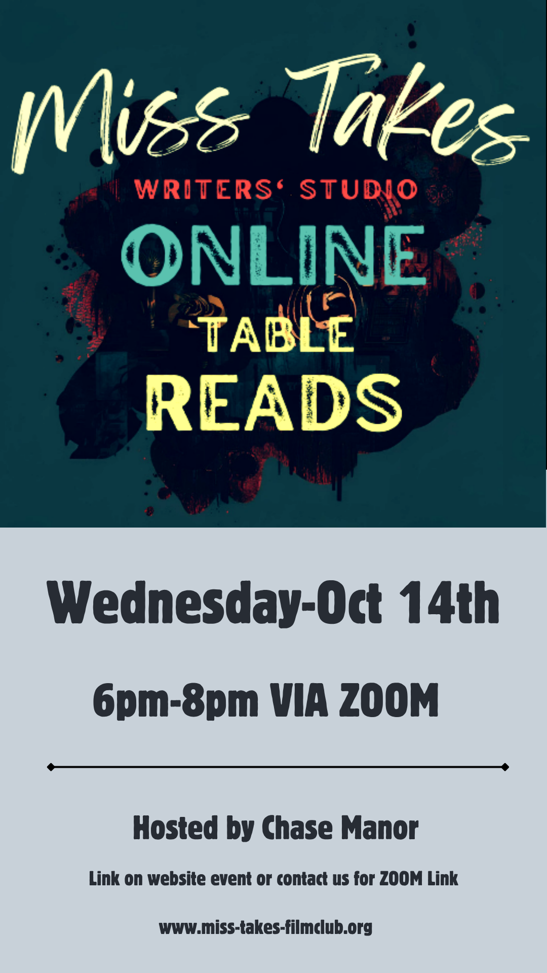 Miss Takes Online Table Reads