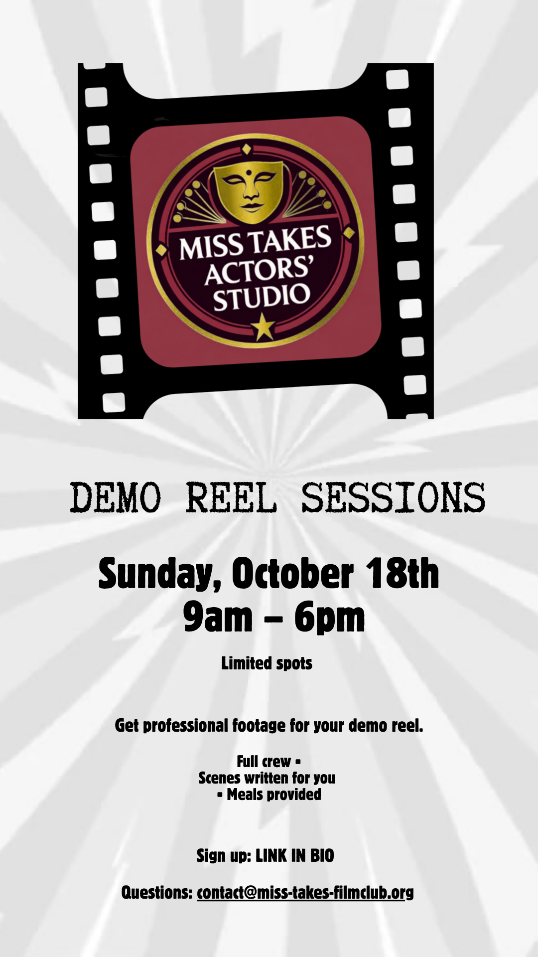 Miss Takes Actors Studio 