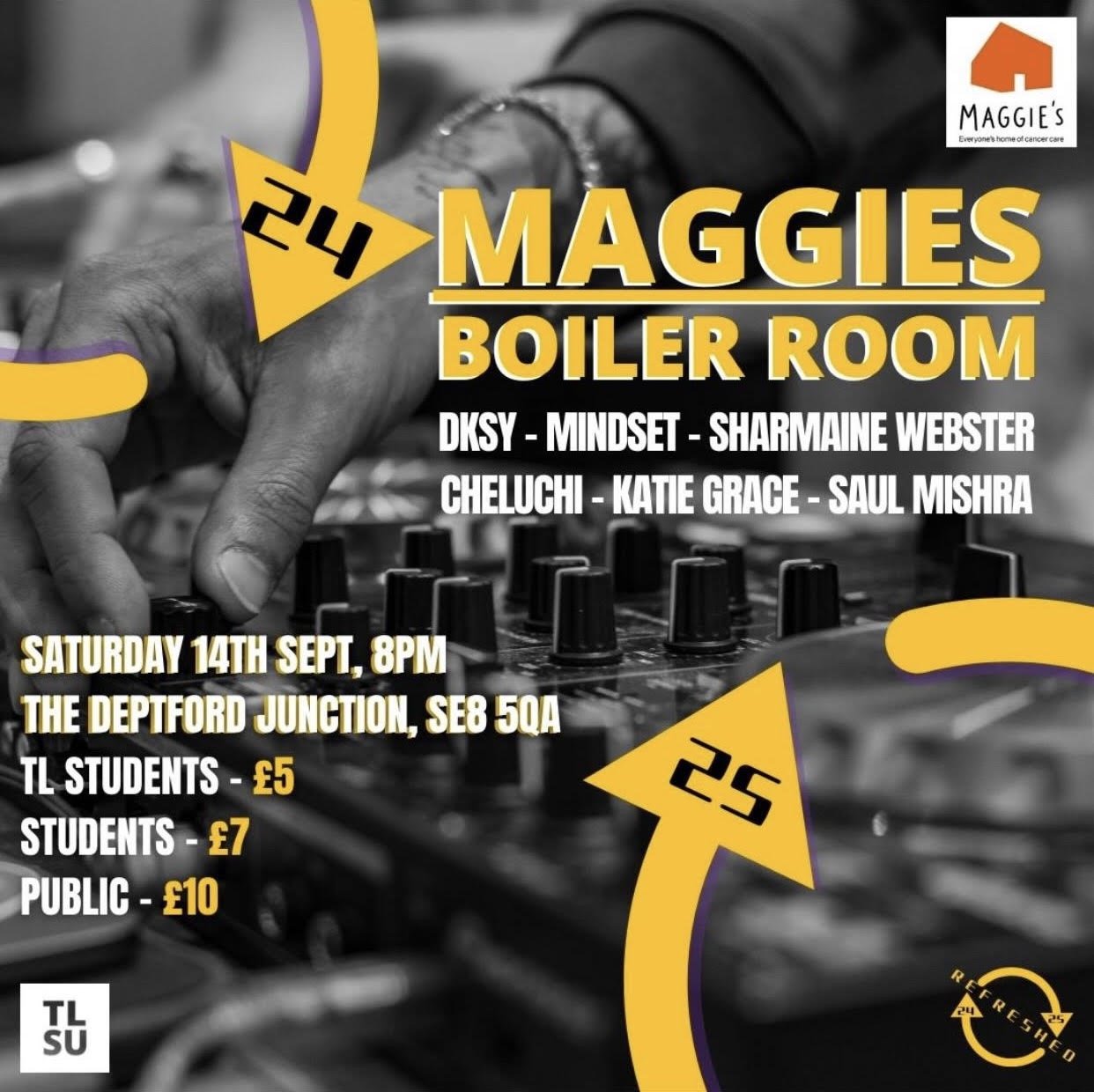 Trinity Laban 'Refreshed" + Maggie's Boiler Room