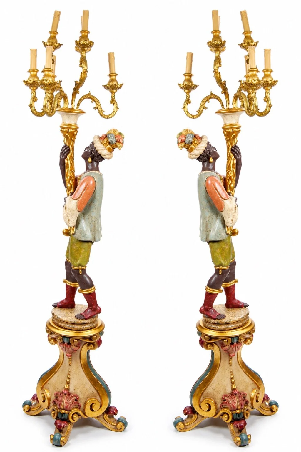 Matching Rococo Blackamoor Candelabra Pair.jpeg